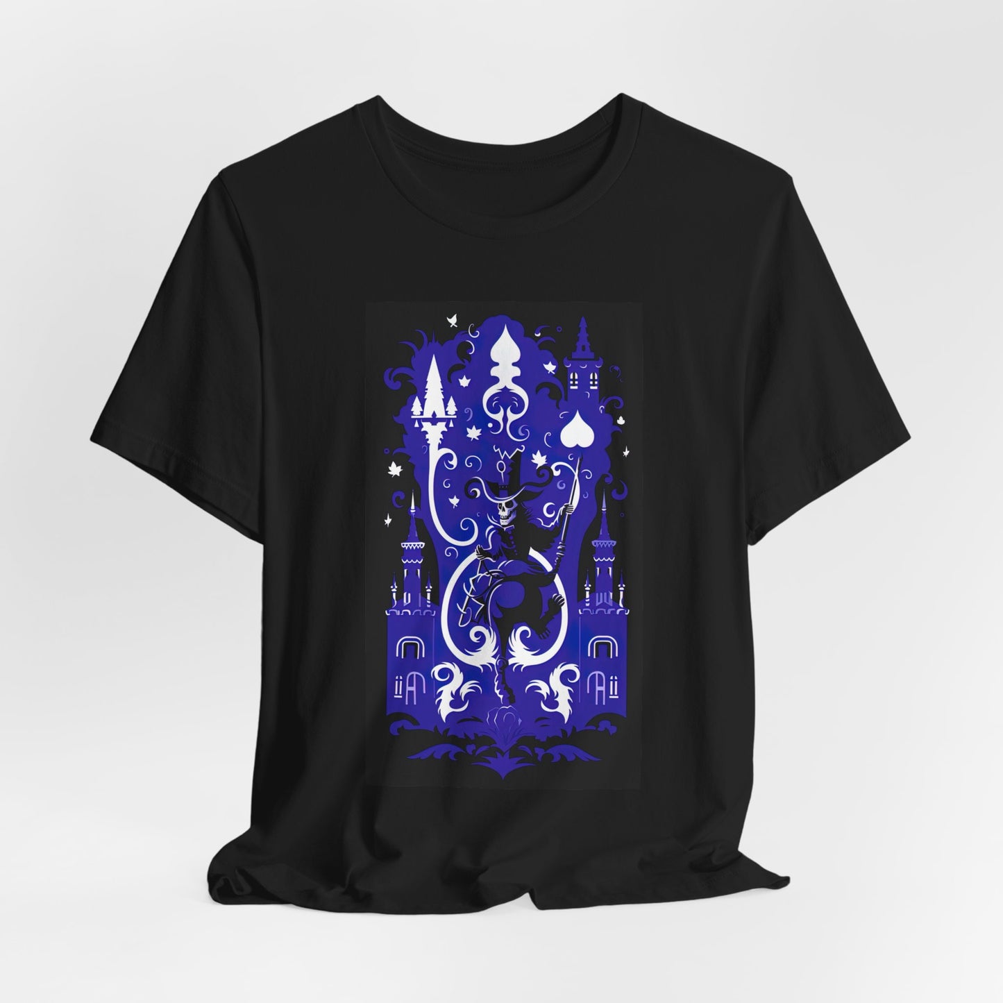 Witching Hour — Skeleton on a Broomstick Tee