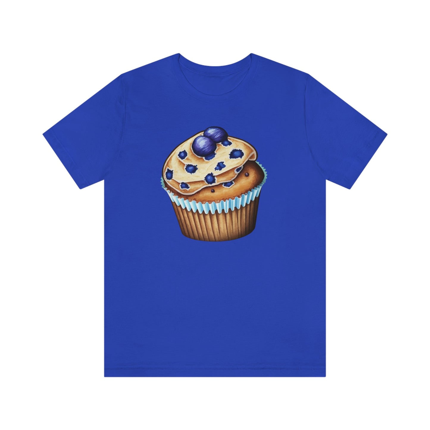 Blueberry Muffin - Unisex Short Sleeve Tee - JDG Visual Arts