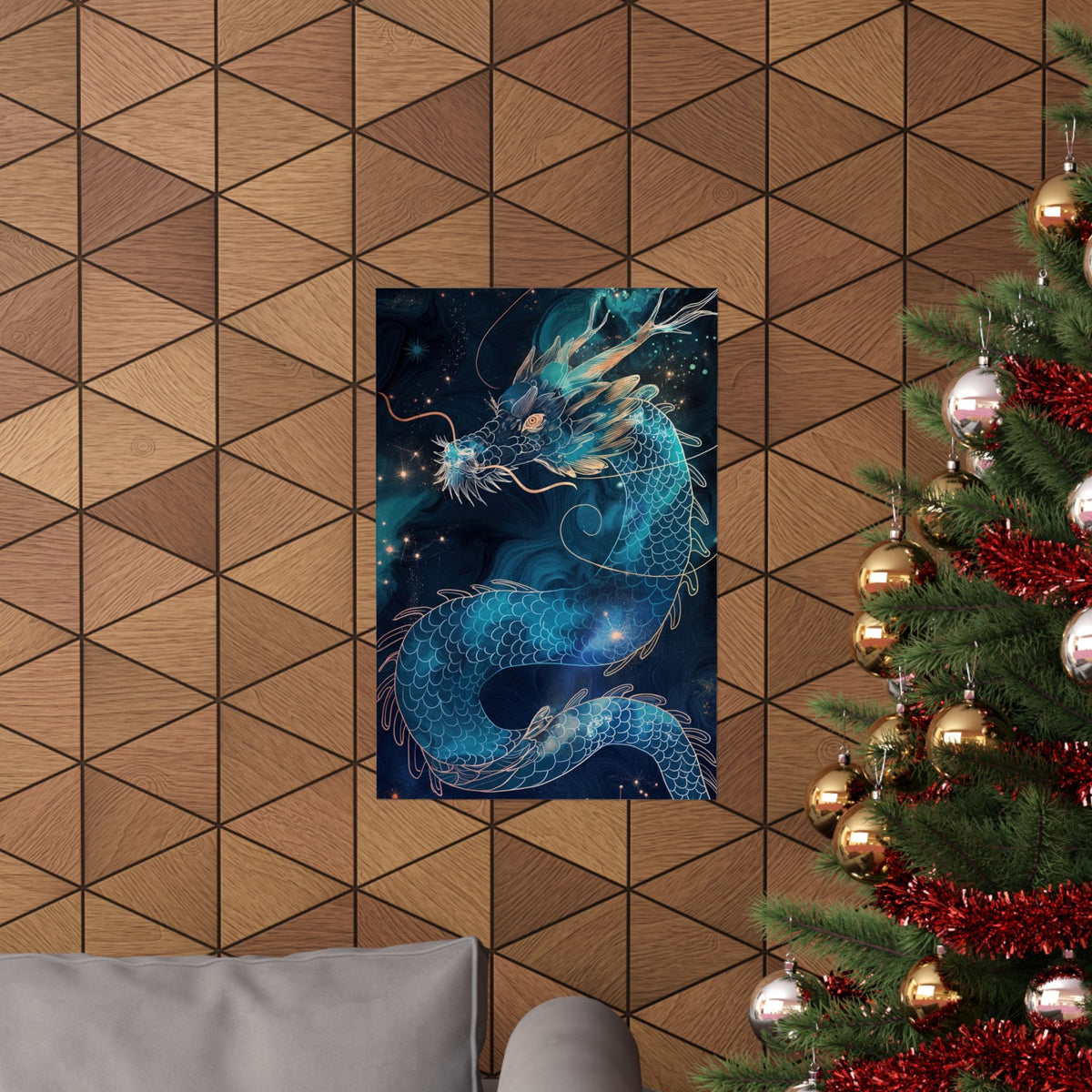 Celestial Dragon Poster - JG Visual Arts