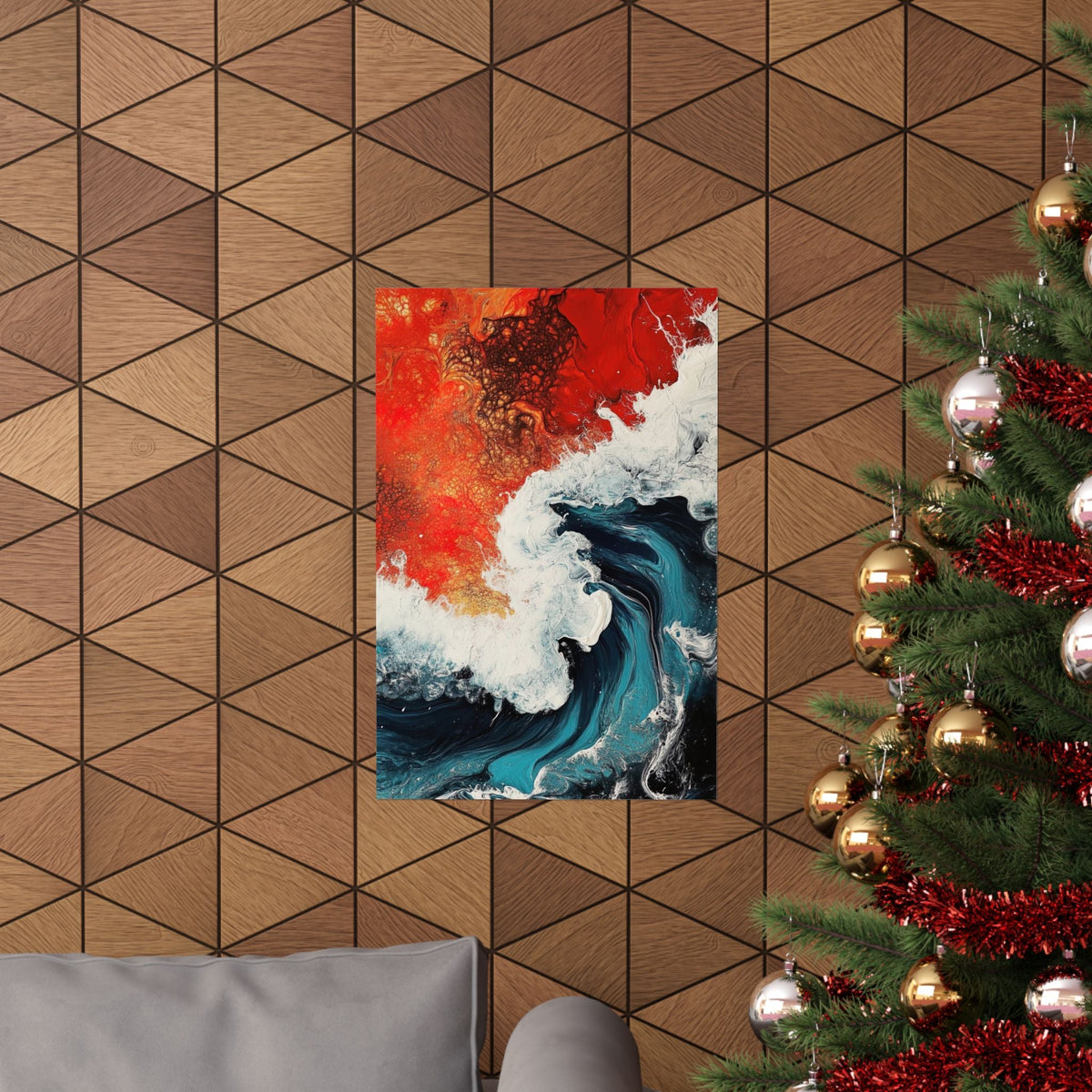 Ember Tide Poster - JG Visual Arts