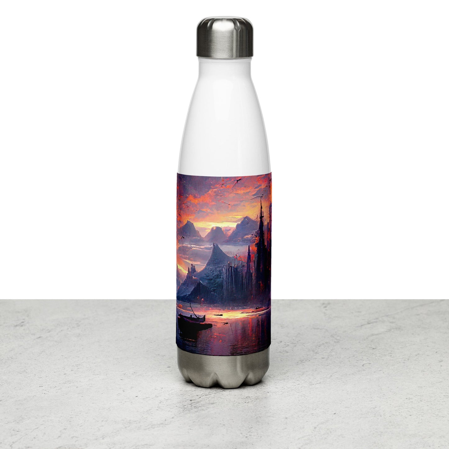 Fantasy Scene - Stainless Steel Water Bottle - JDG Visual Arts