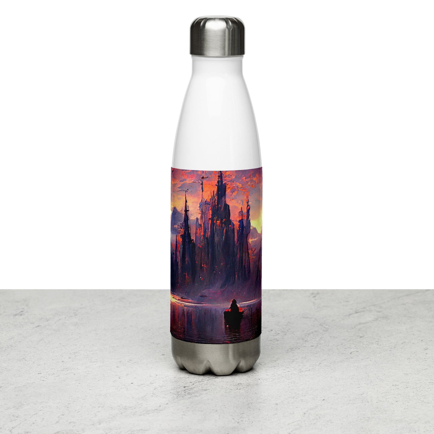 Fantasy Scene - Stainless Steel Water Bottle - JDG Visual Arts