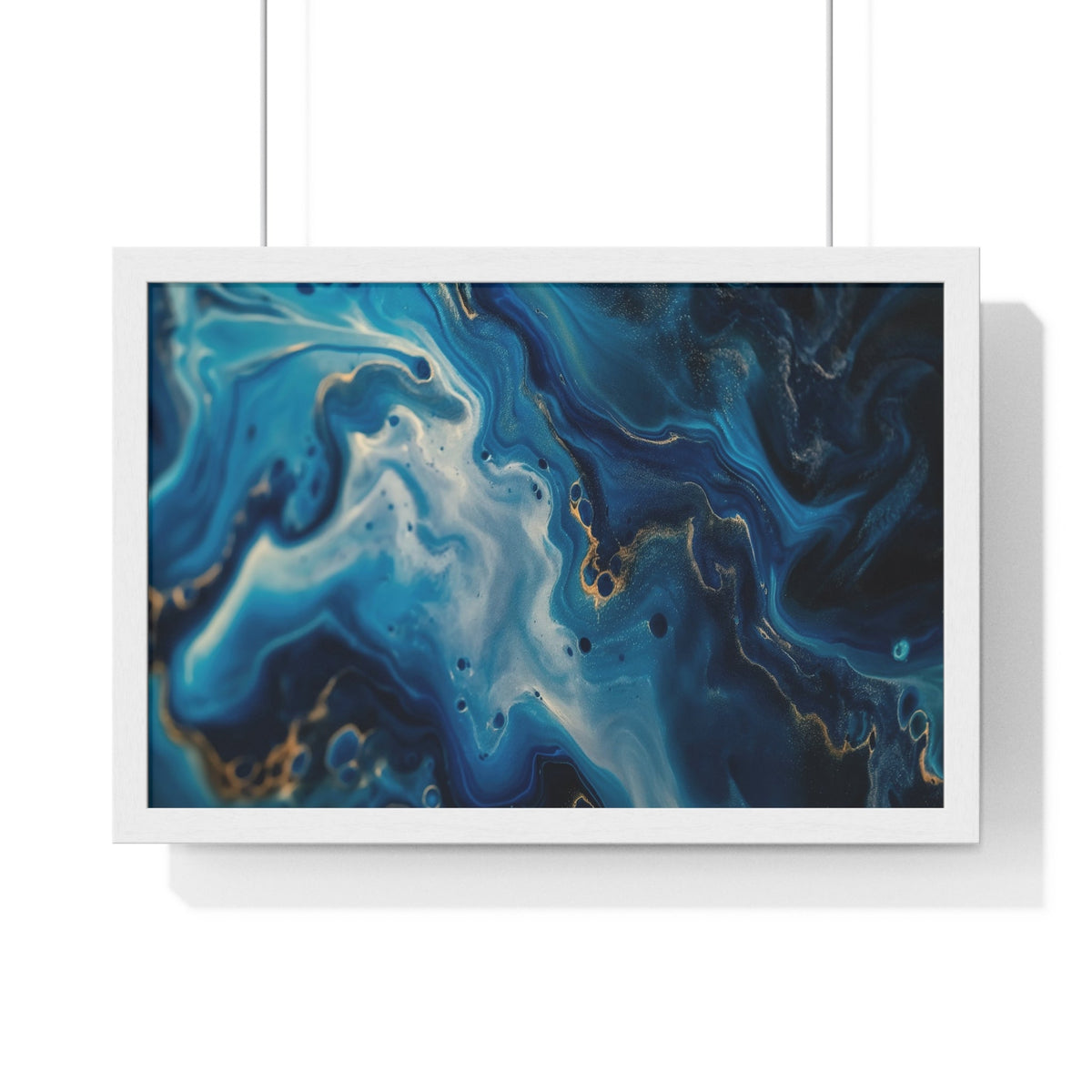 Glacier Vein Framed Print - JG Visual Arts