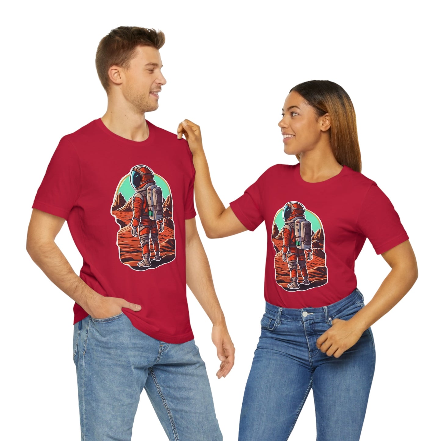 Mars Walk - Unisex Short Sleeve Tee - JDG Visual Arts
