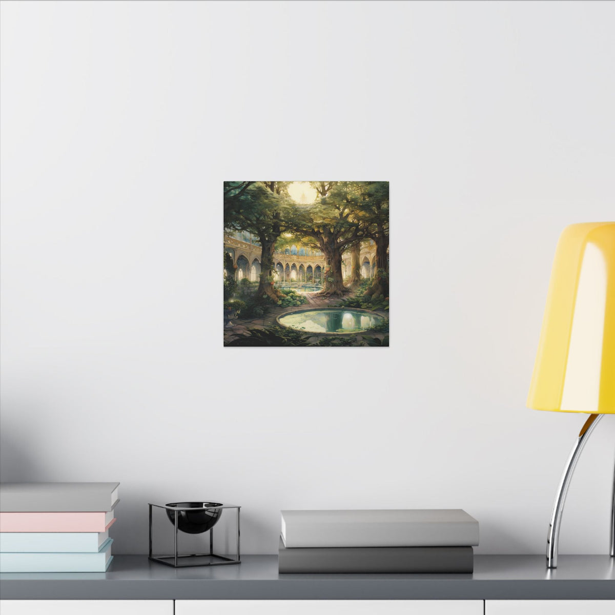 The Sunken Court Canvas - JG Visual Arts