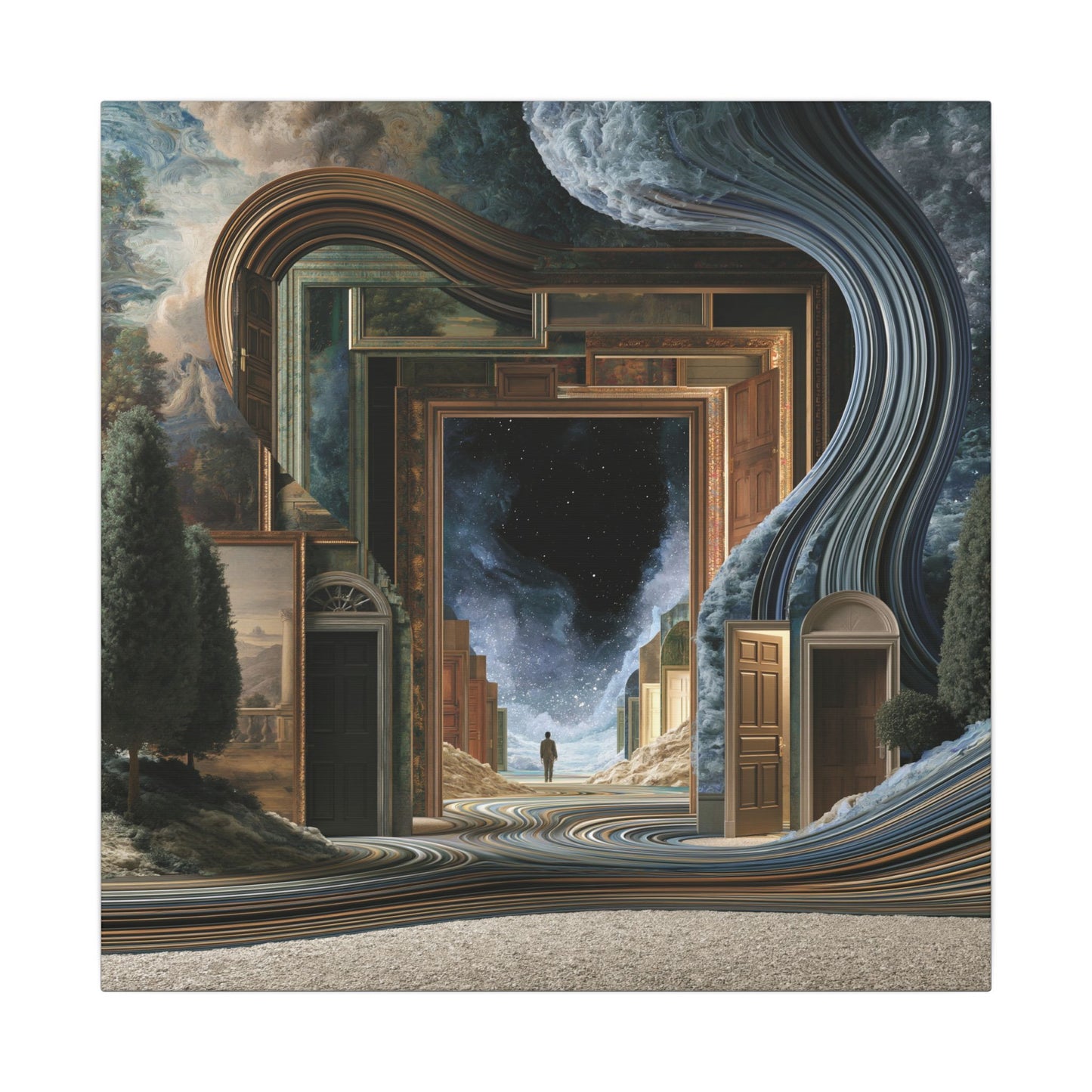 Doors of Perception — Square Canvas