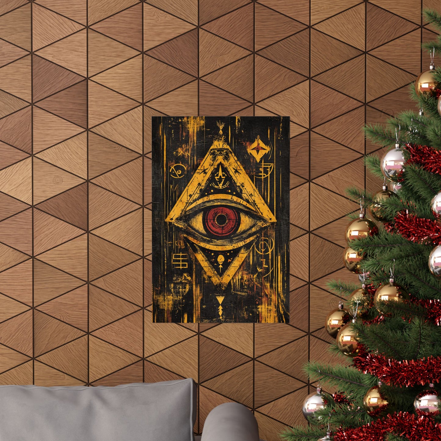 The All-Seeing Eye — Mystic Pyramid Poster
