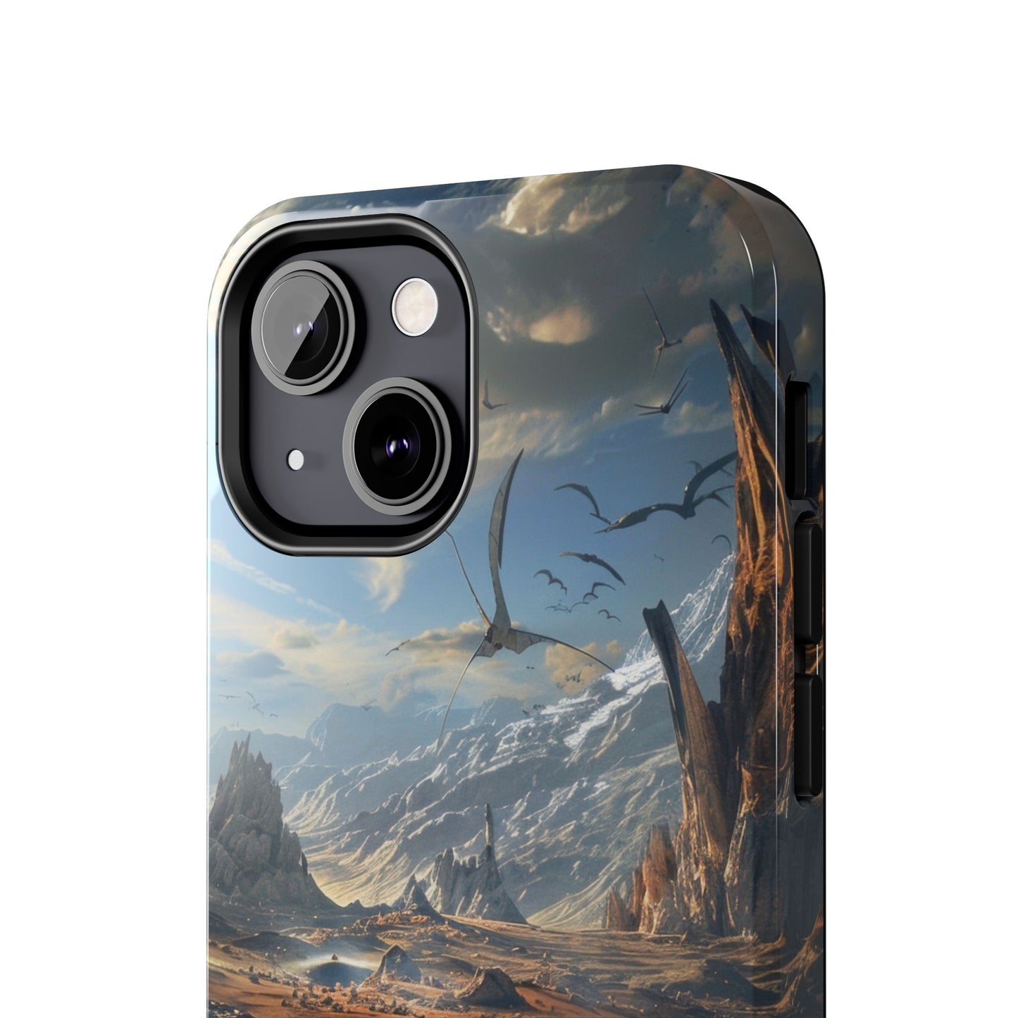 Ridge of Another World — Alien Mountains Phone Case