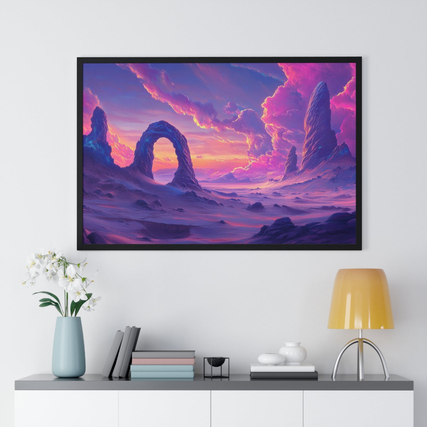 The Violet Arch — Framed Print