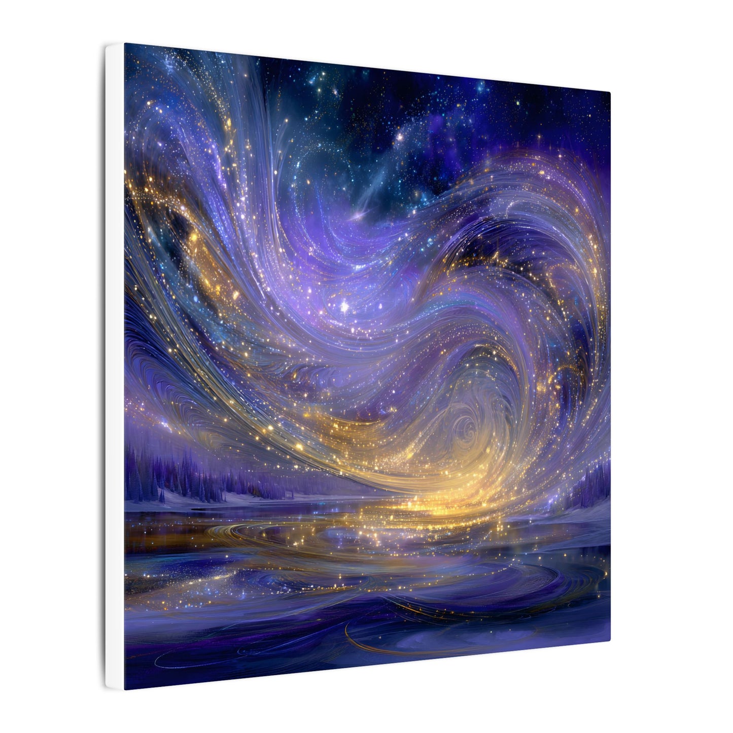 The Weaving Sky — Square Canvas