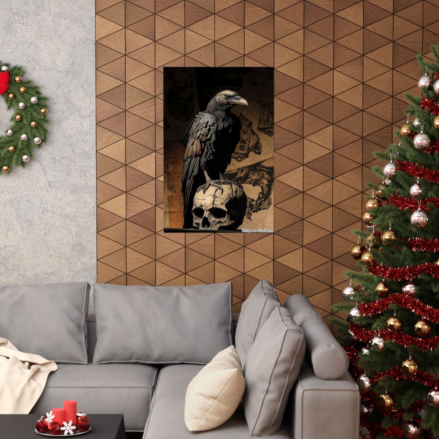 Memento — Raven and Skull Poster
