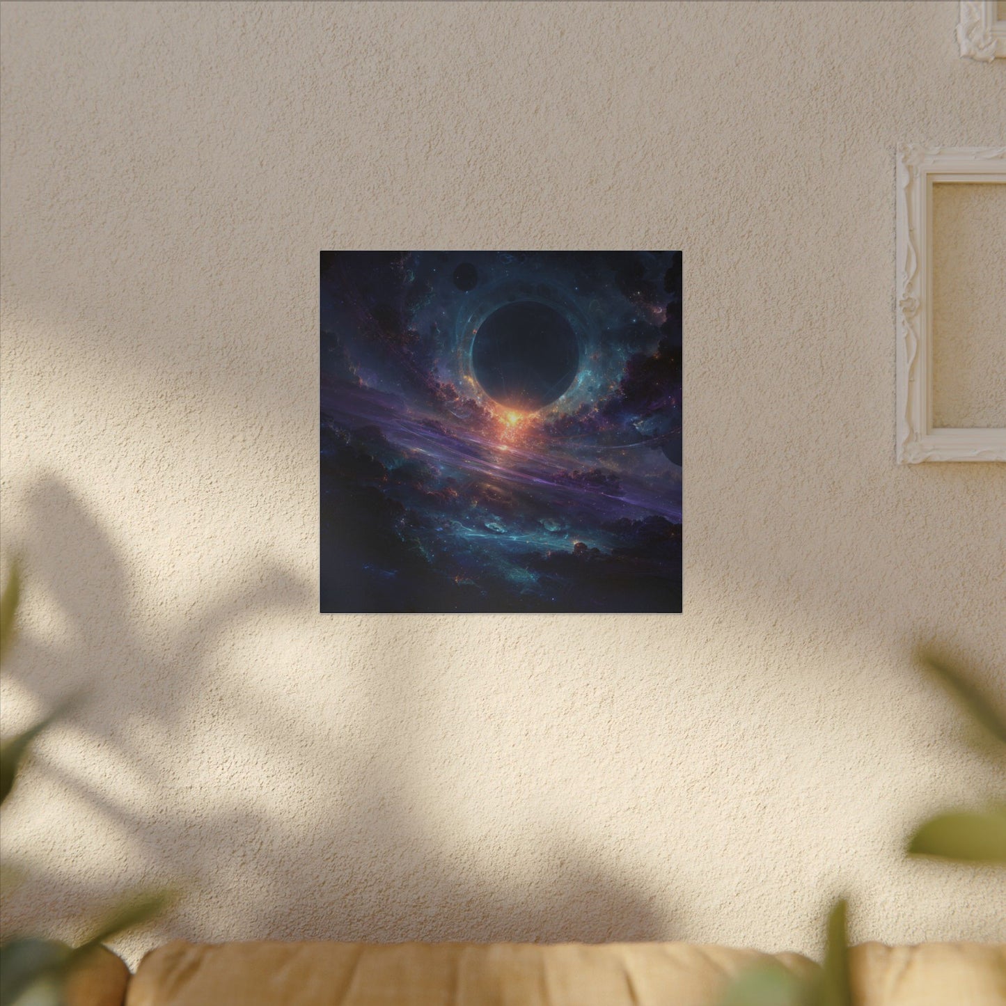 Twilight Folding — Square Canvas