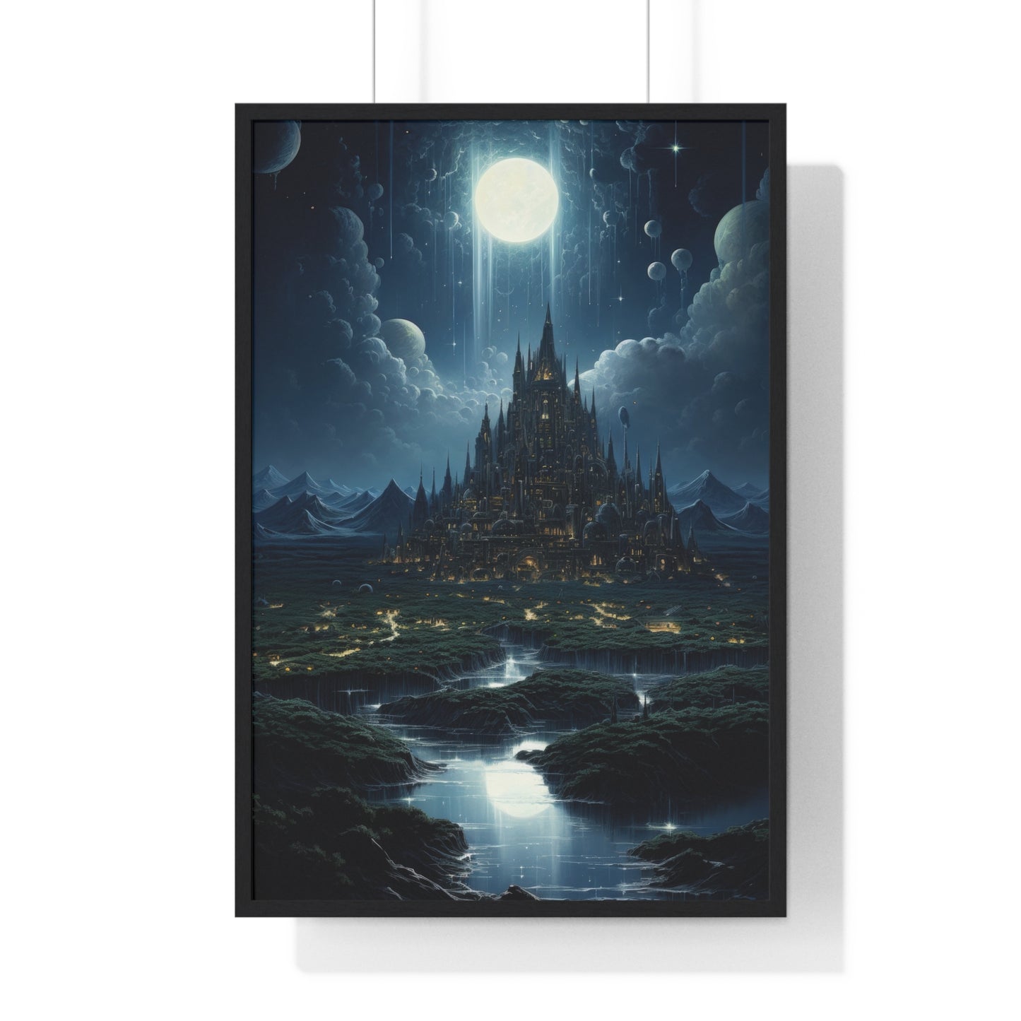 The Sleepless Citadel — Framed Print