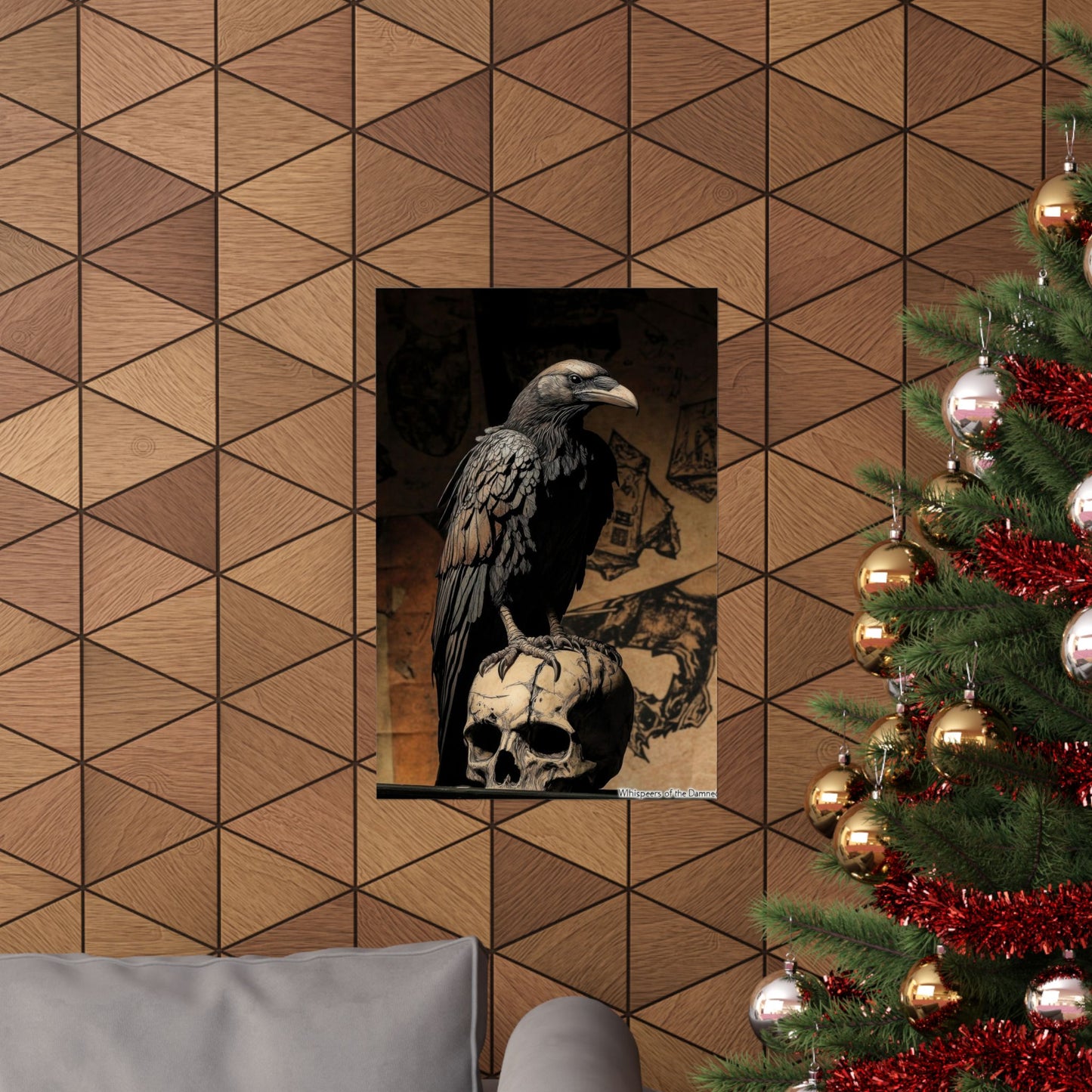 Memento — Raven and Skull Poster