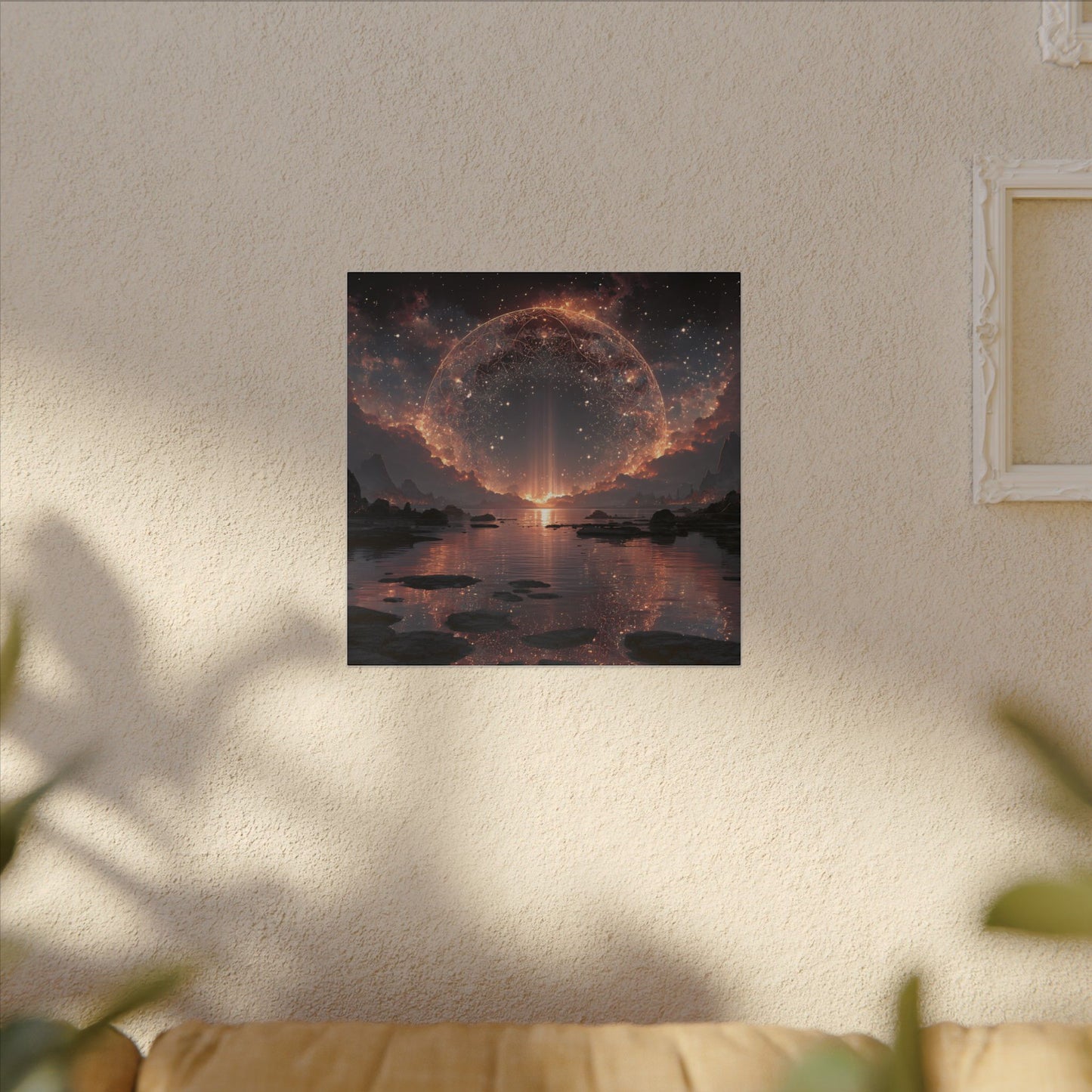 The Filigree Gate — Square Canvas