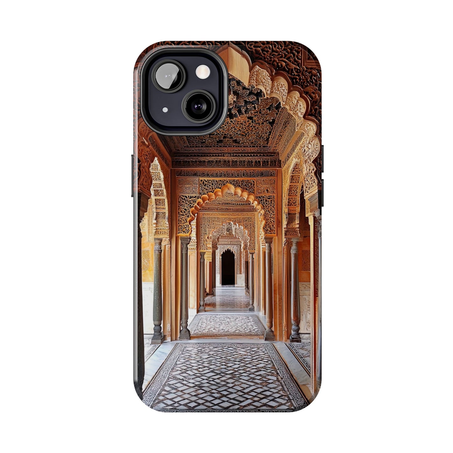The Carved Way — Wooden Arches Phone Case