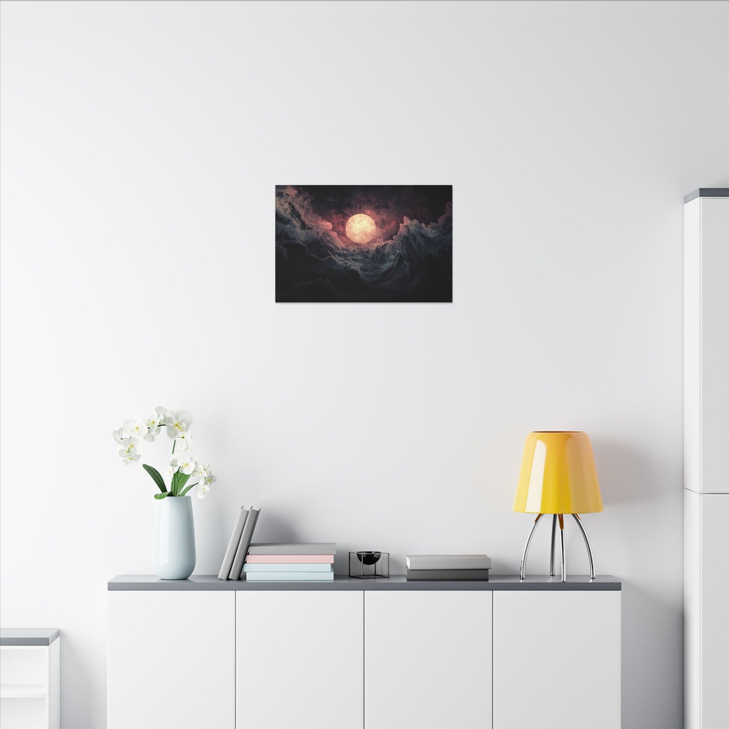 Moonrise Over the Black Sea — Canvas