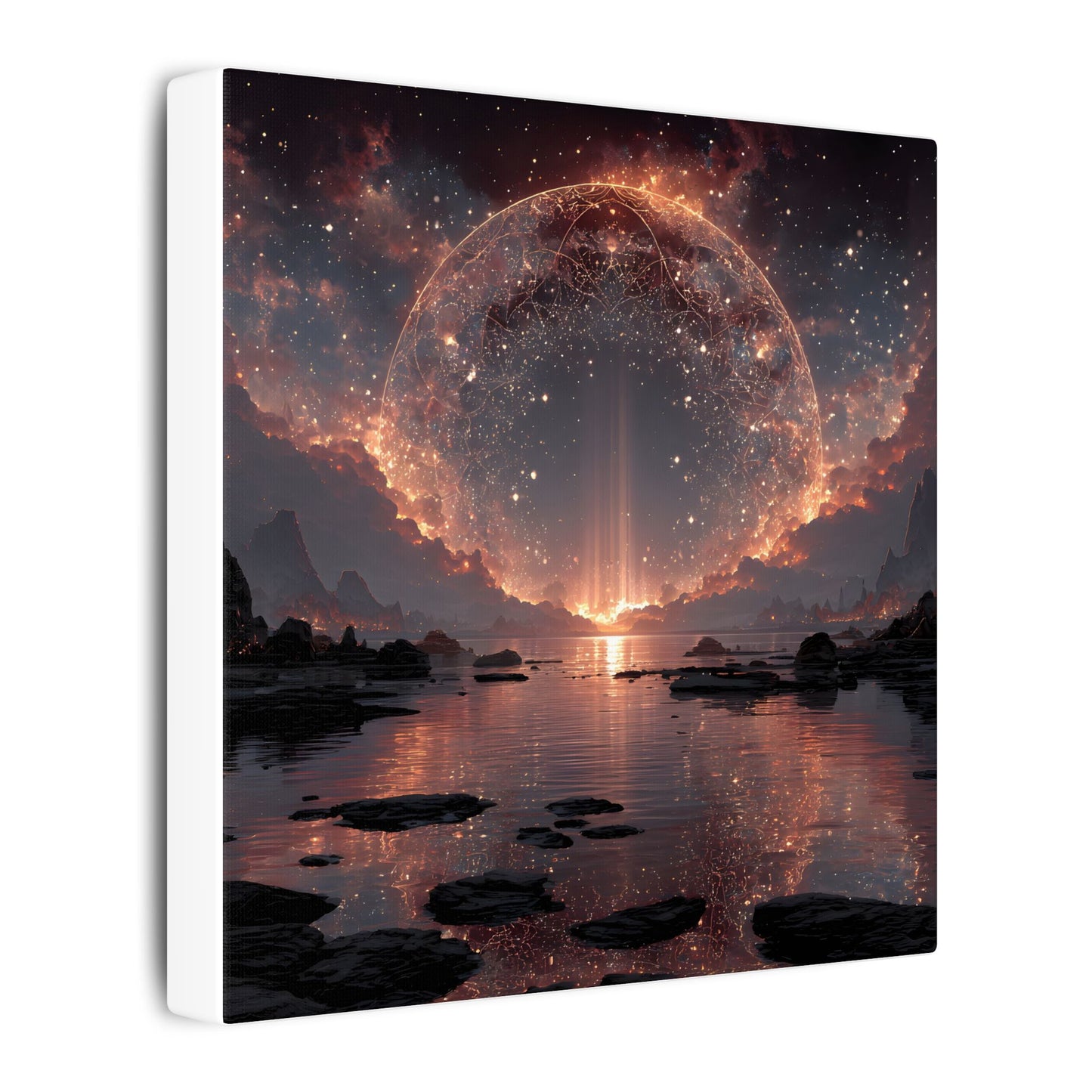 The Filigree Gate — Square Canvas