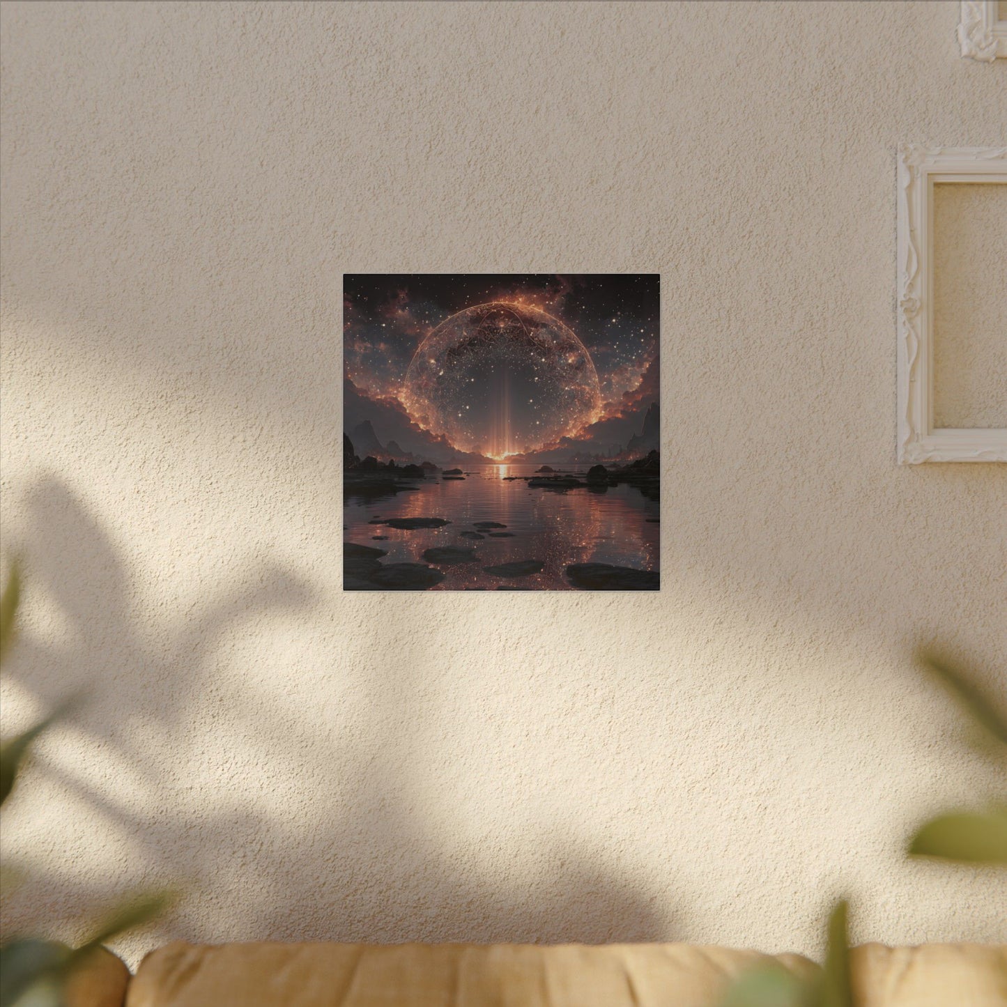 The Filigree Gate — Square Canvas