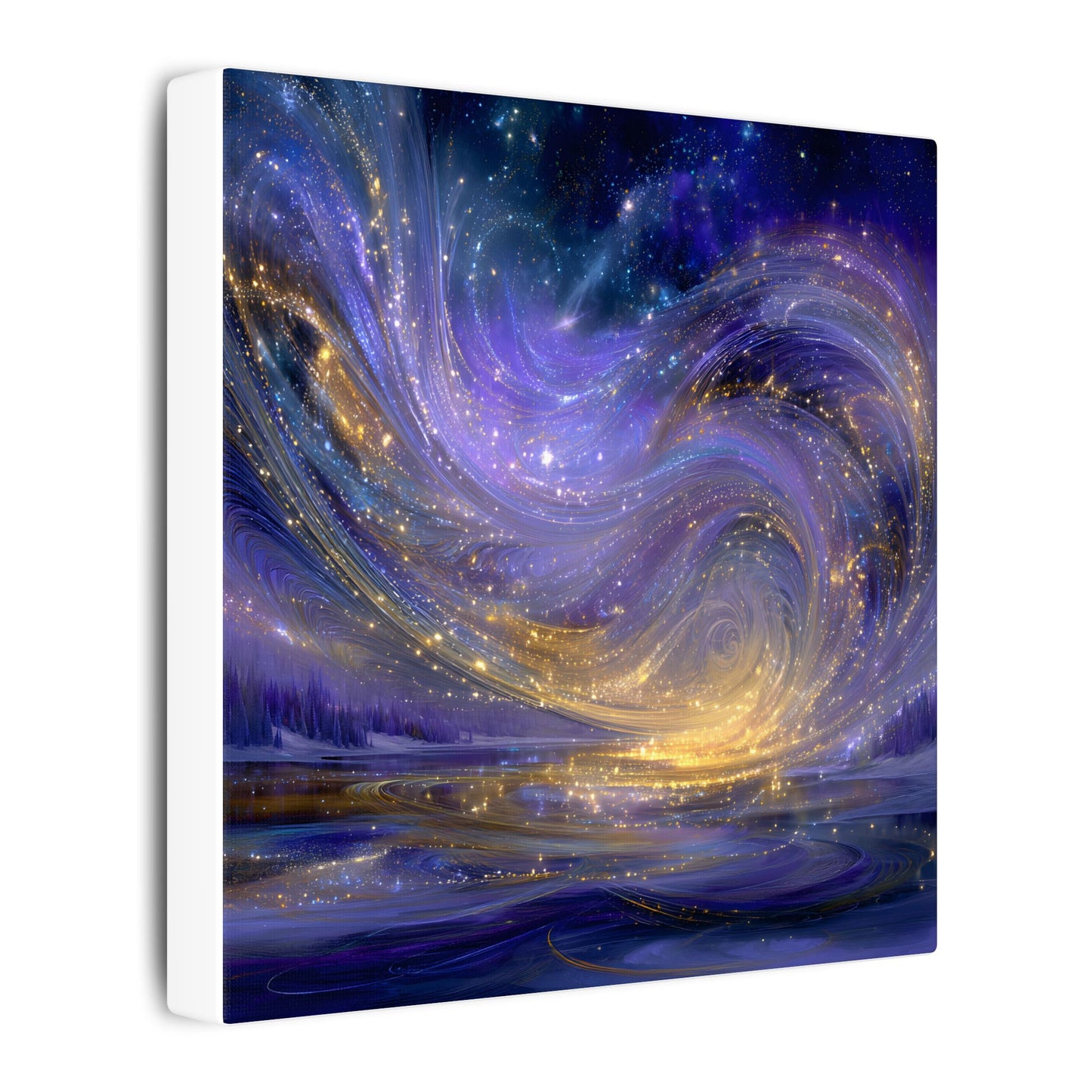 The Weaving Sky — Square Canvas