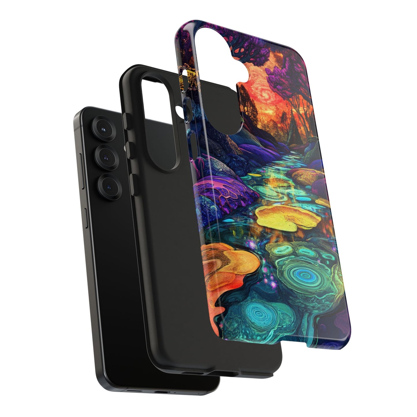 Dreamscape River — Psychedelic Canyon Phone Case