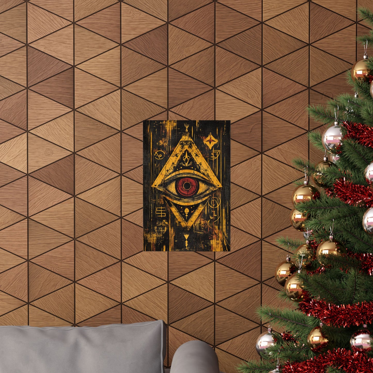 The All-Seeing Eye — Mystic Pyramid Poster