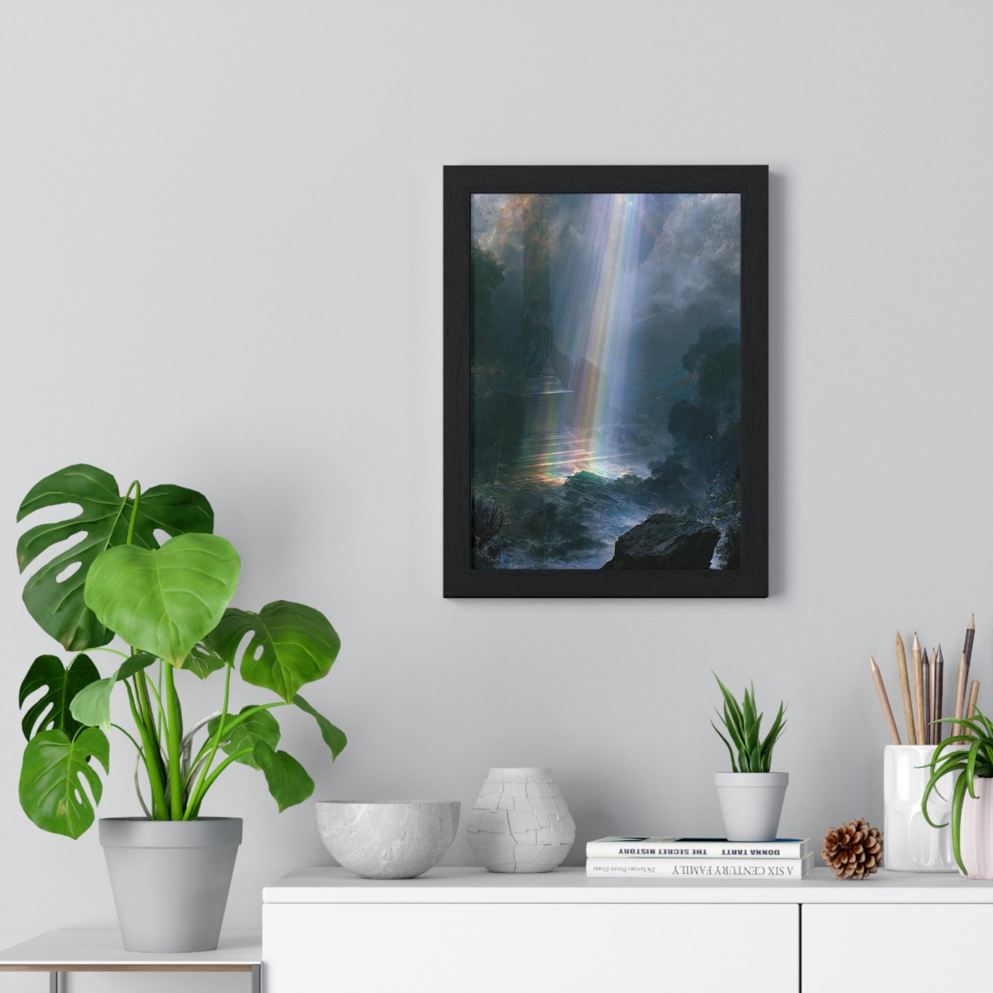 The Prism Vigil — Framed Print