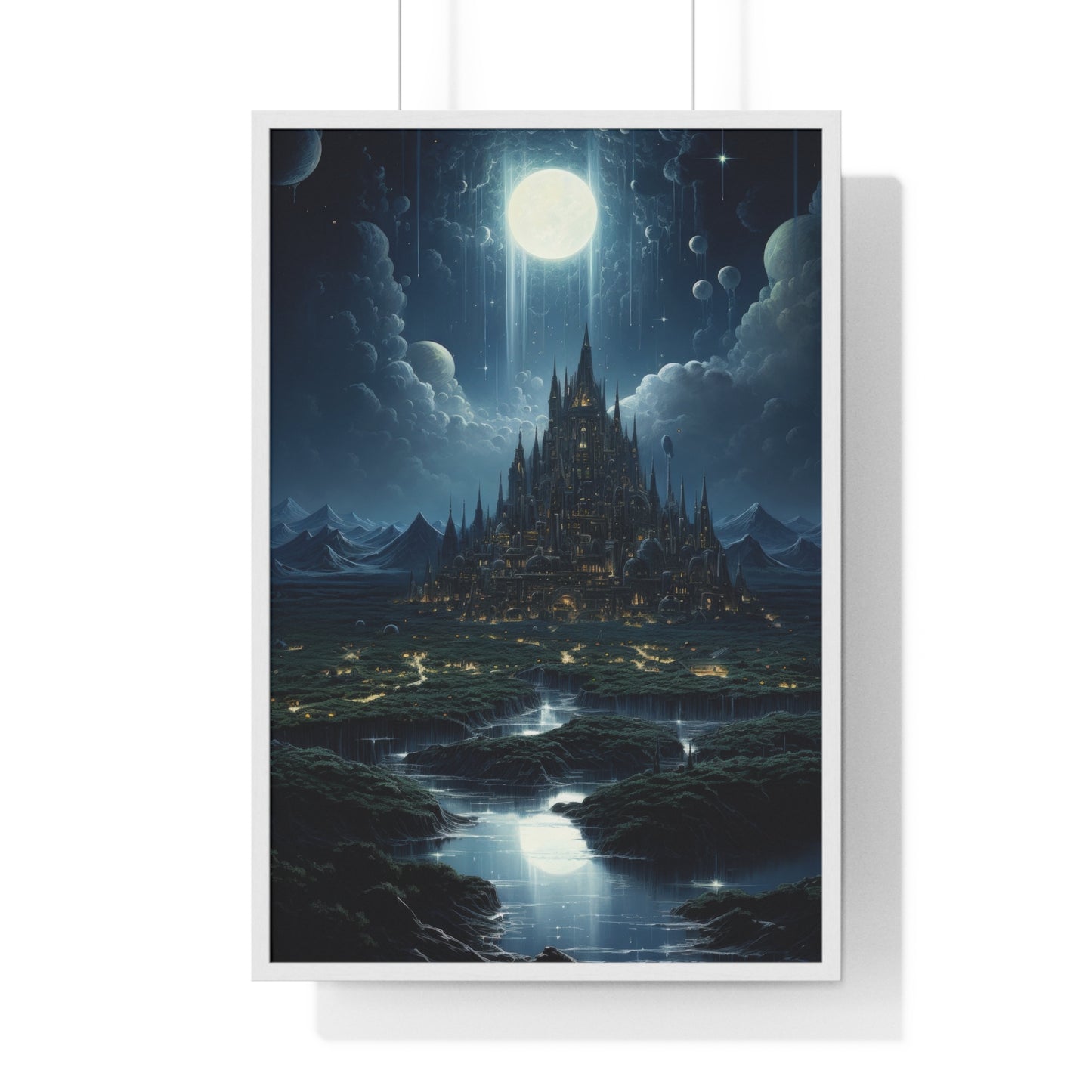 The Sleepless Citadel — Framed Print