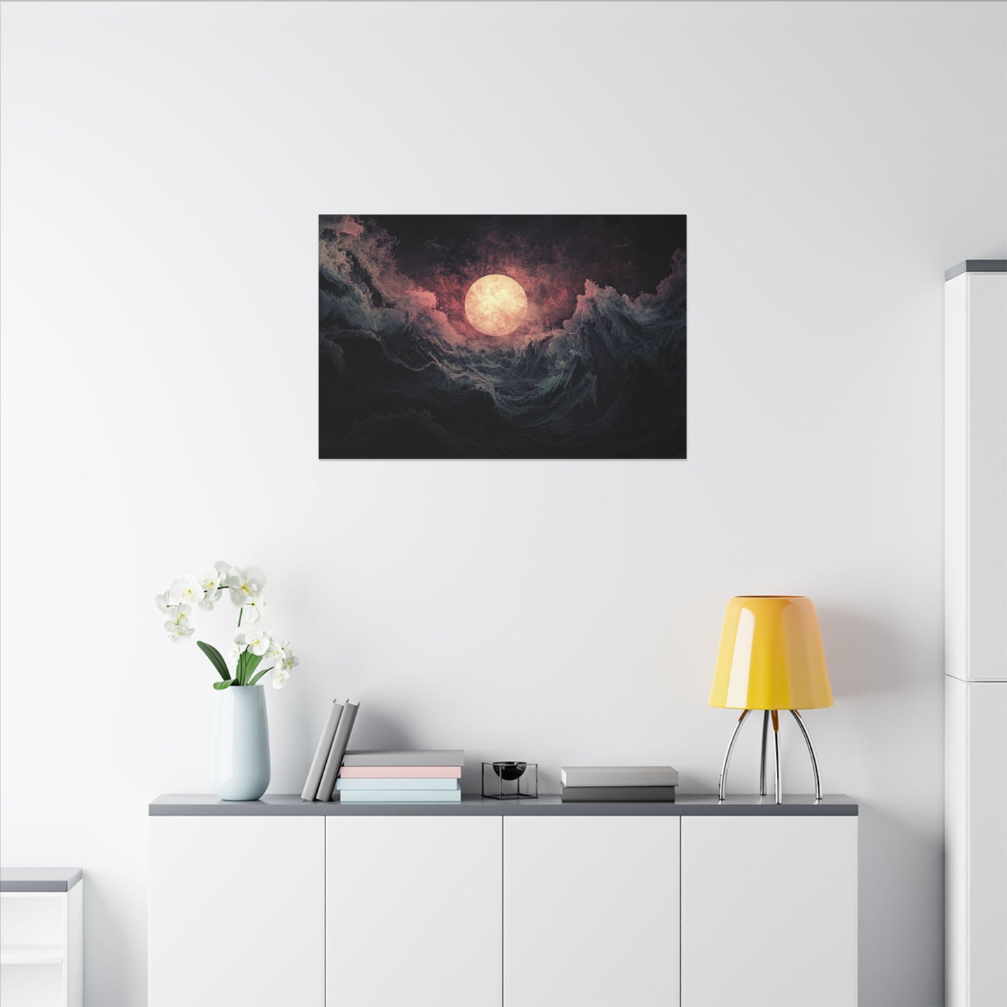Moonrise Over the Black Sea — Canvas
