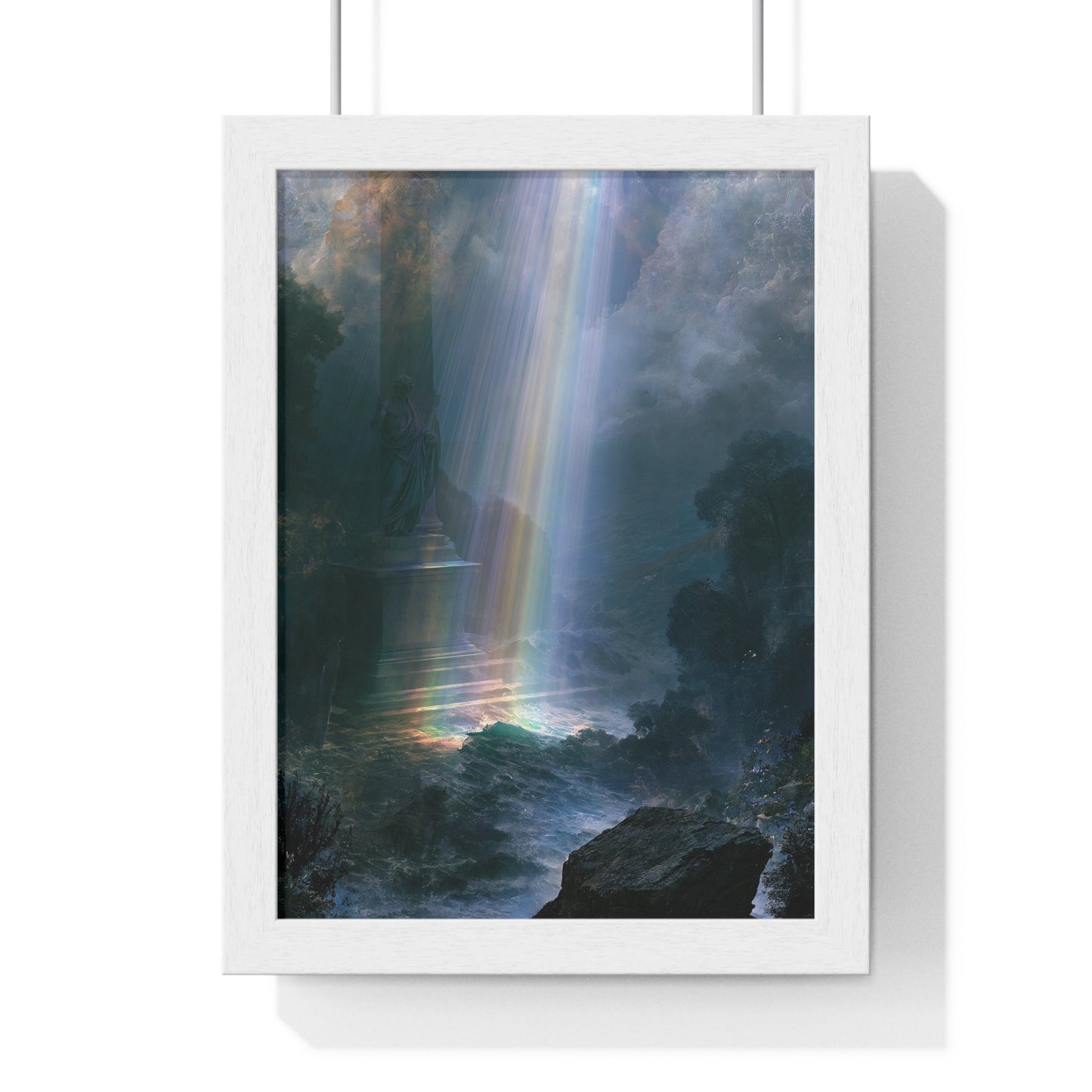 The Prism Vigil — Framed Print