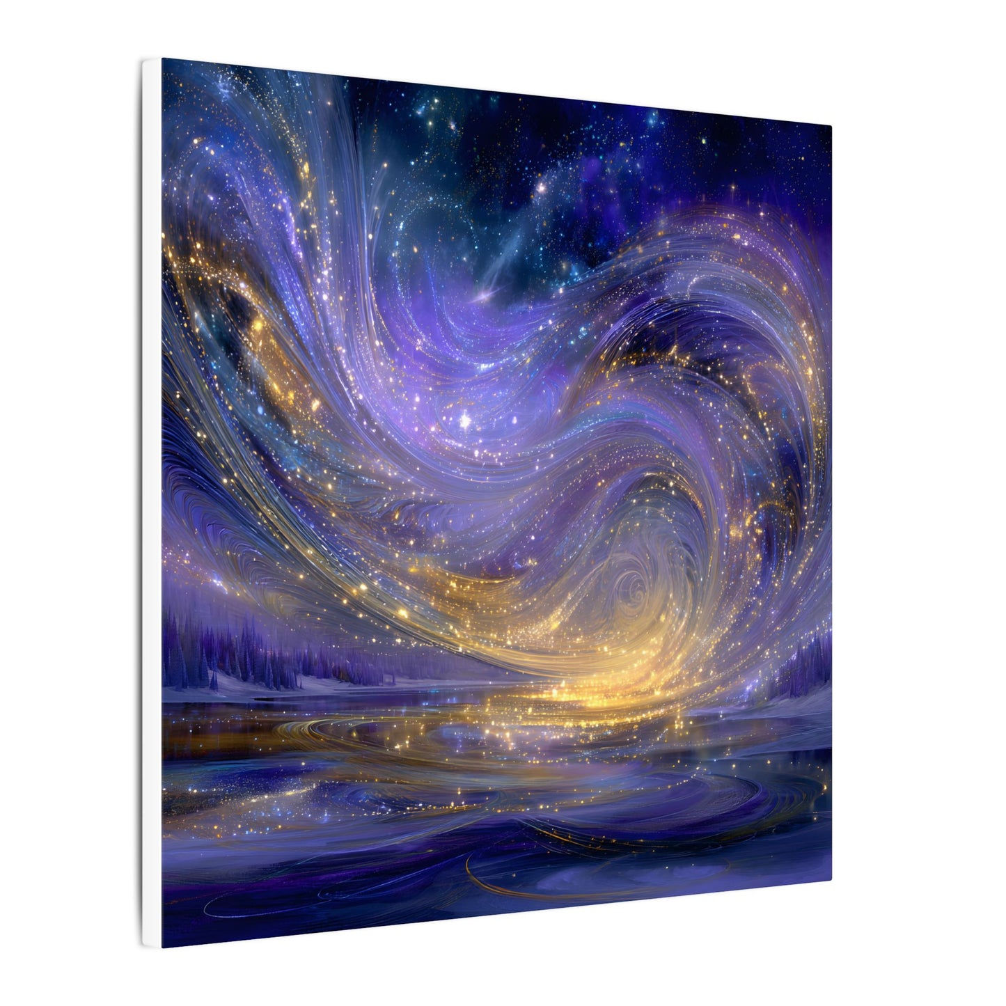 The Weaving Sky — Square Canvas