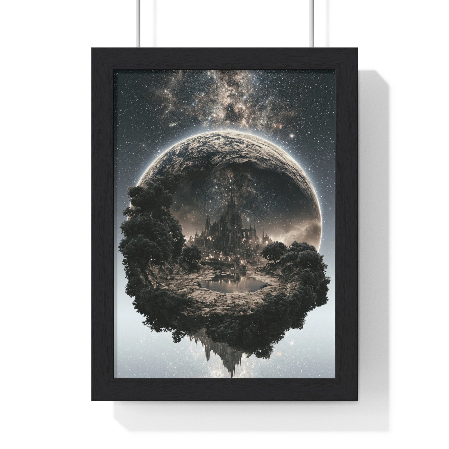 The Inverted World — Framed Print