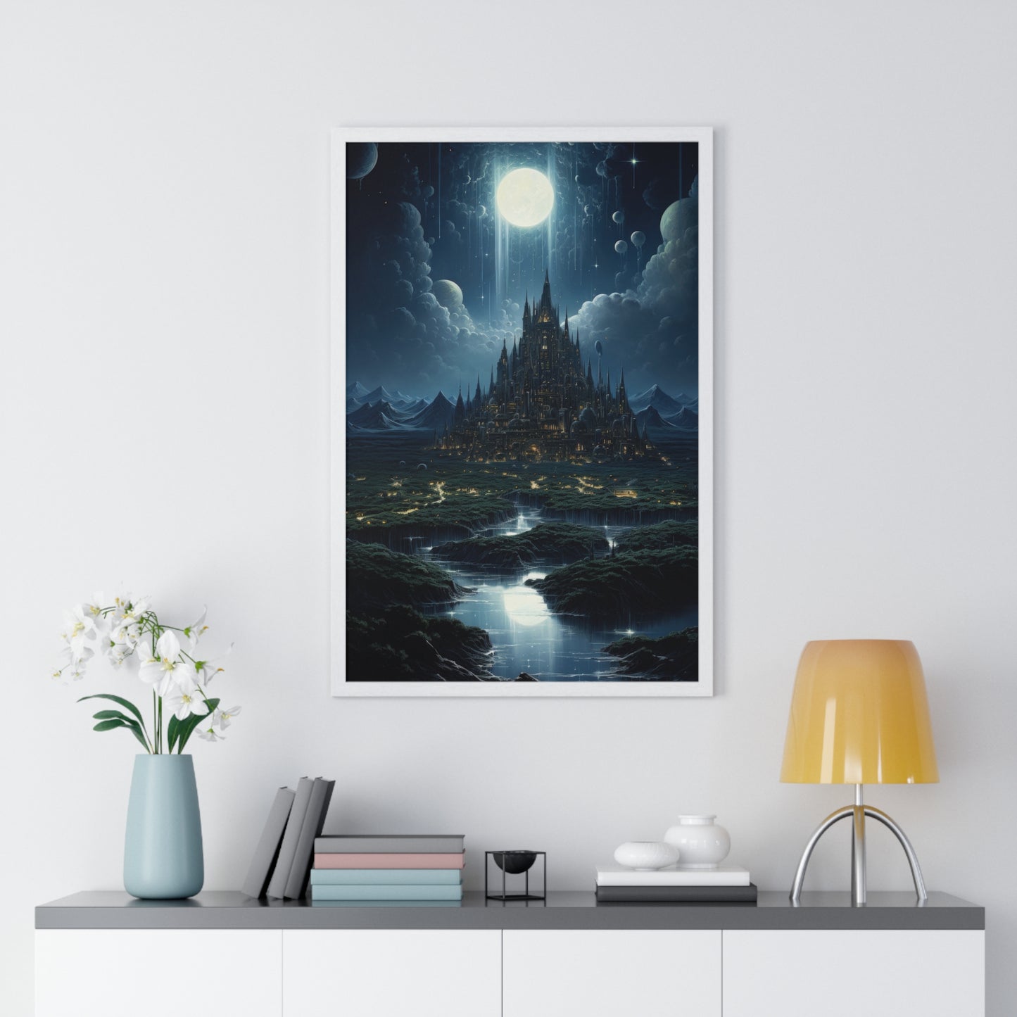 The Sleepless Citadel — Framed Print