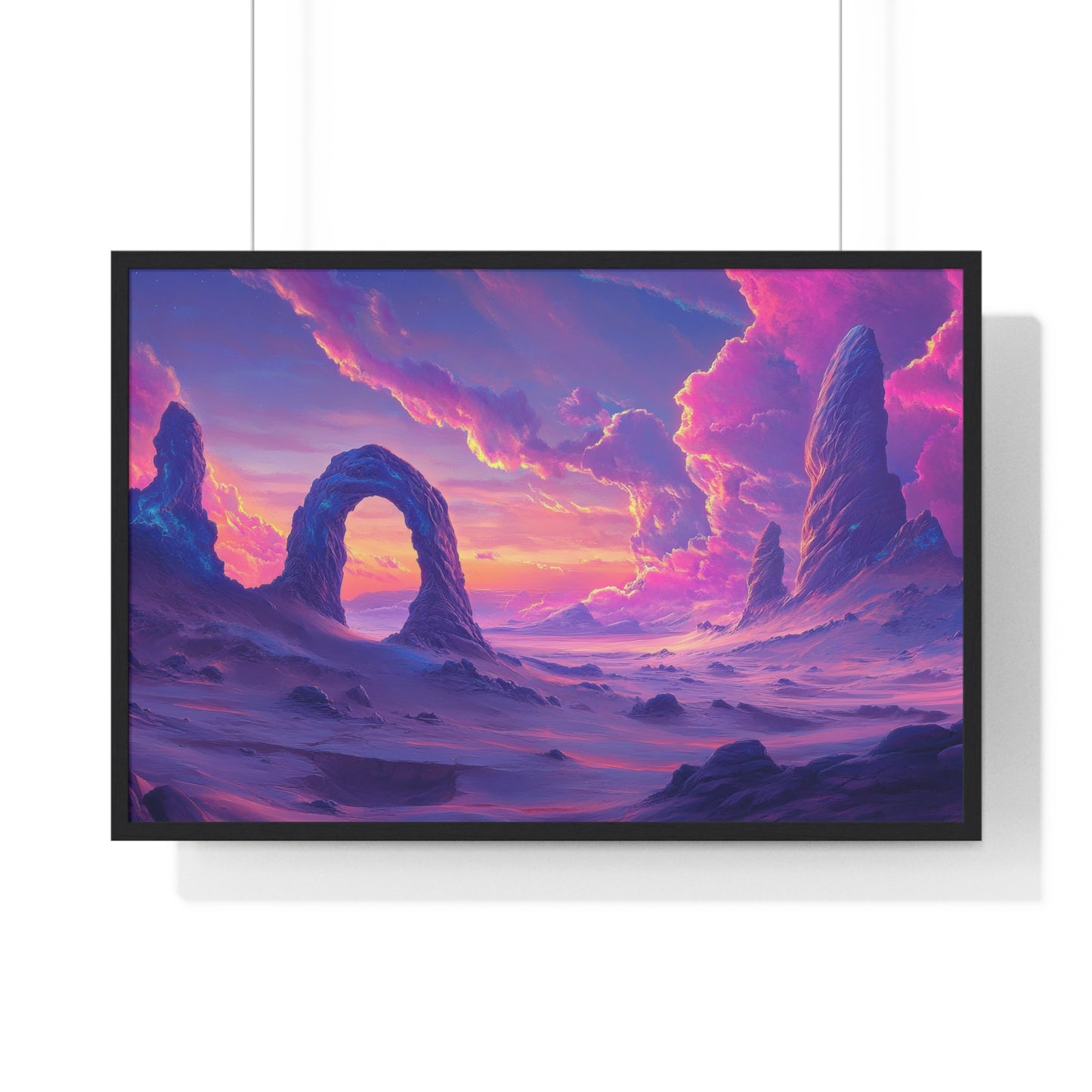 The Violet Arch — Framed Print