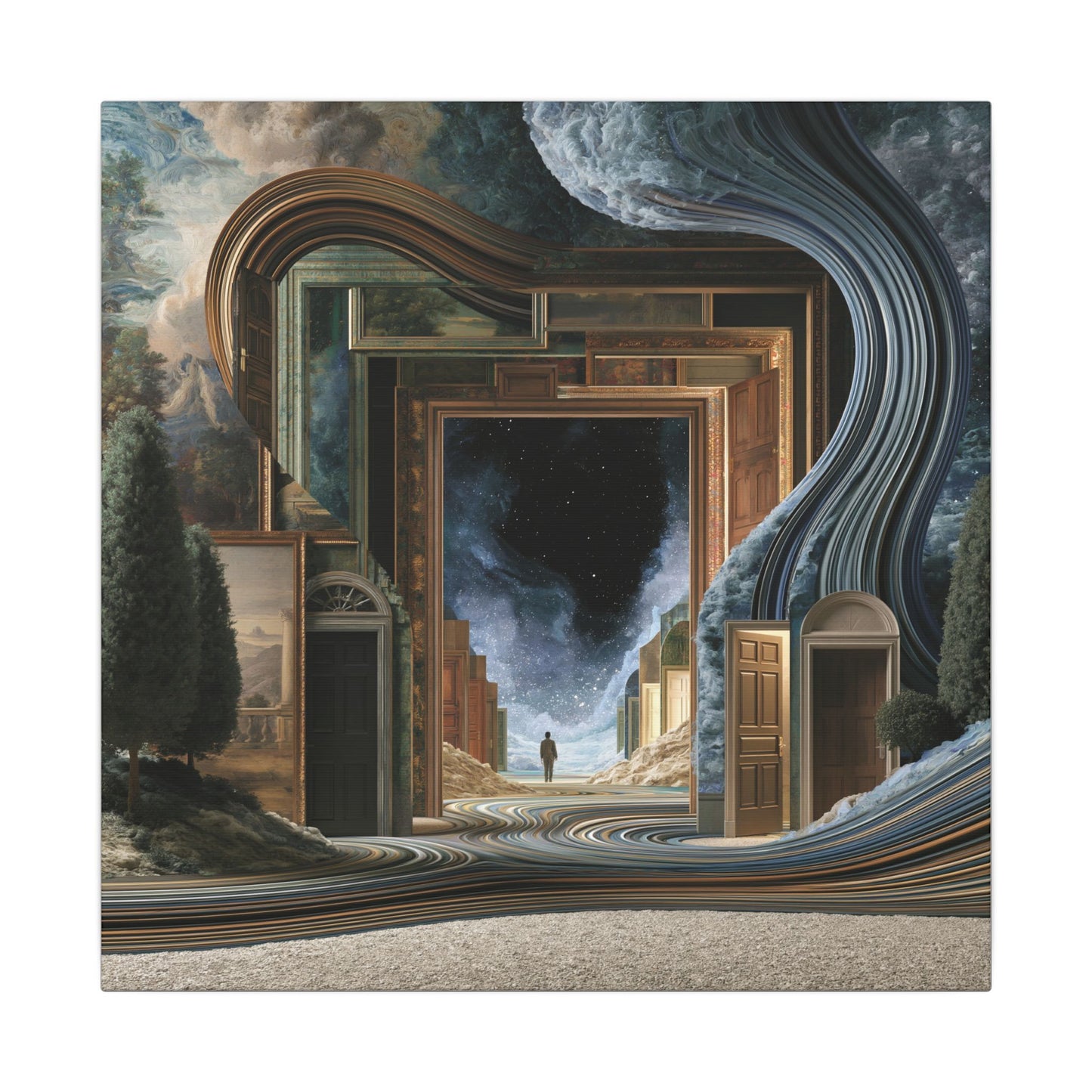 Doors of Perception — Square Canvas