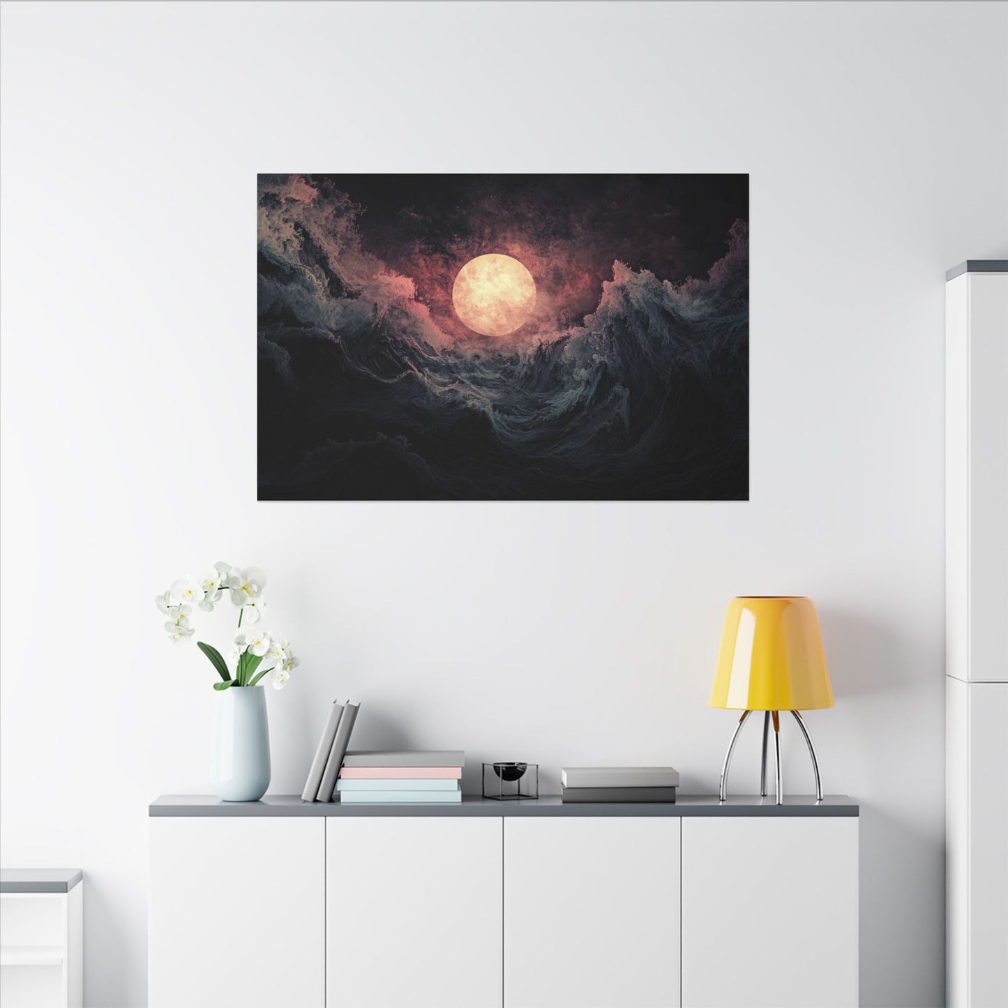 Moonrise Over the Black Sea — Canvas