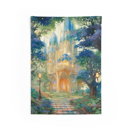 The Blue Cathedral Wall Tapestry