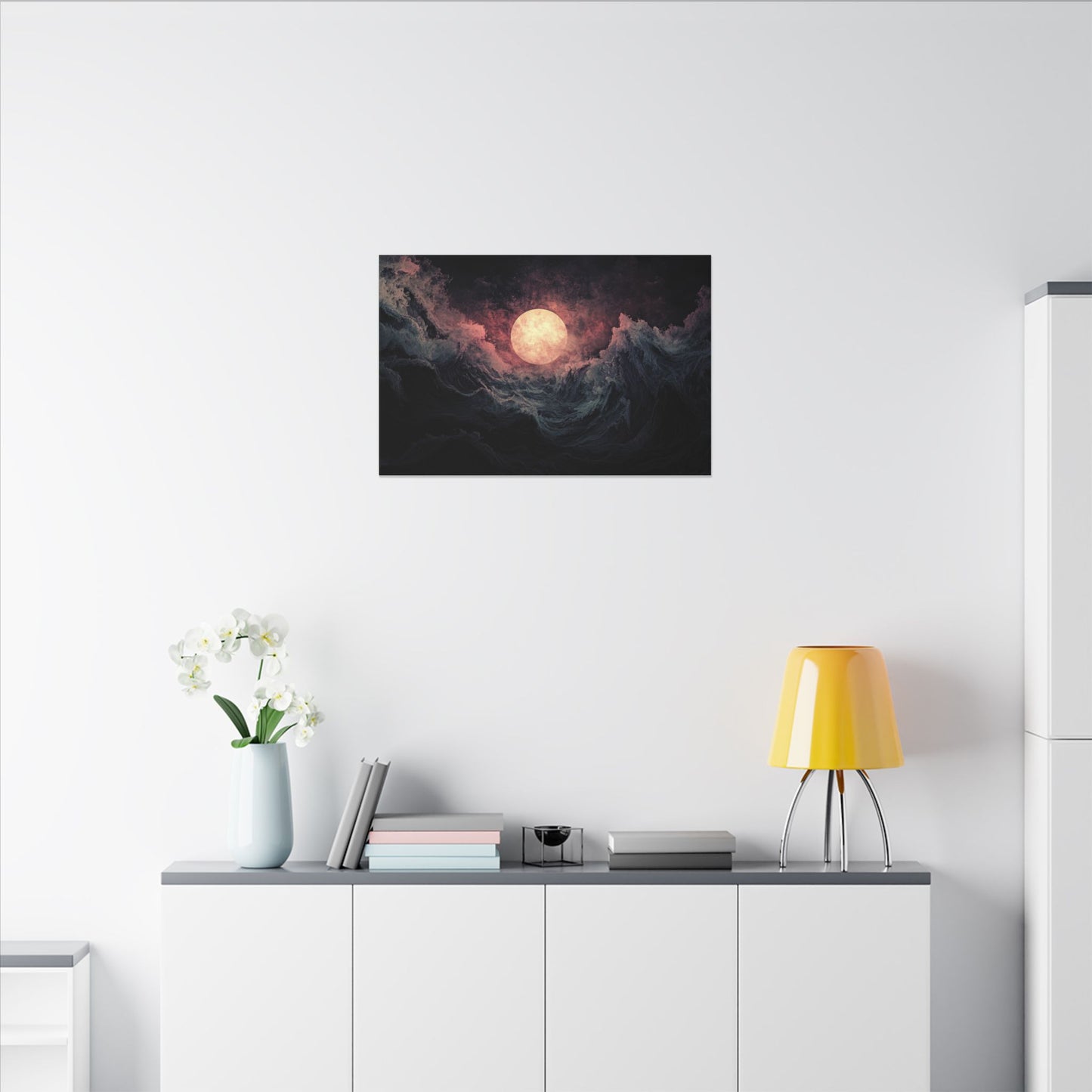 Moonrise Over the Black Sea — Canvas