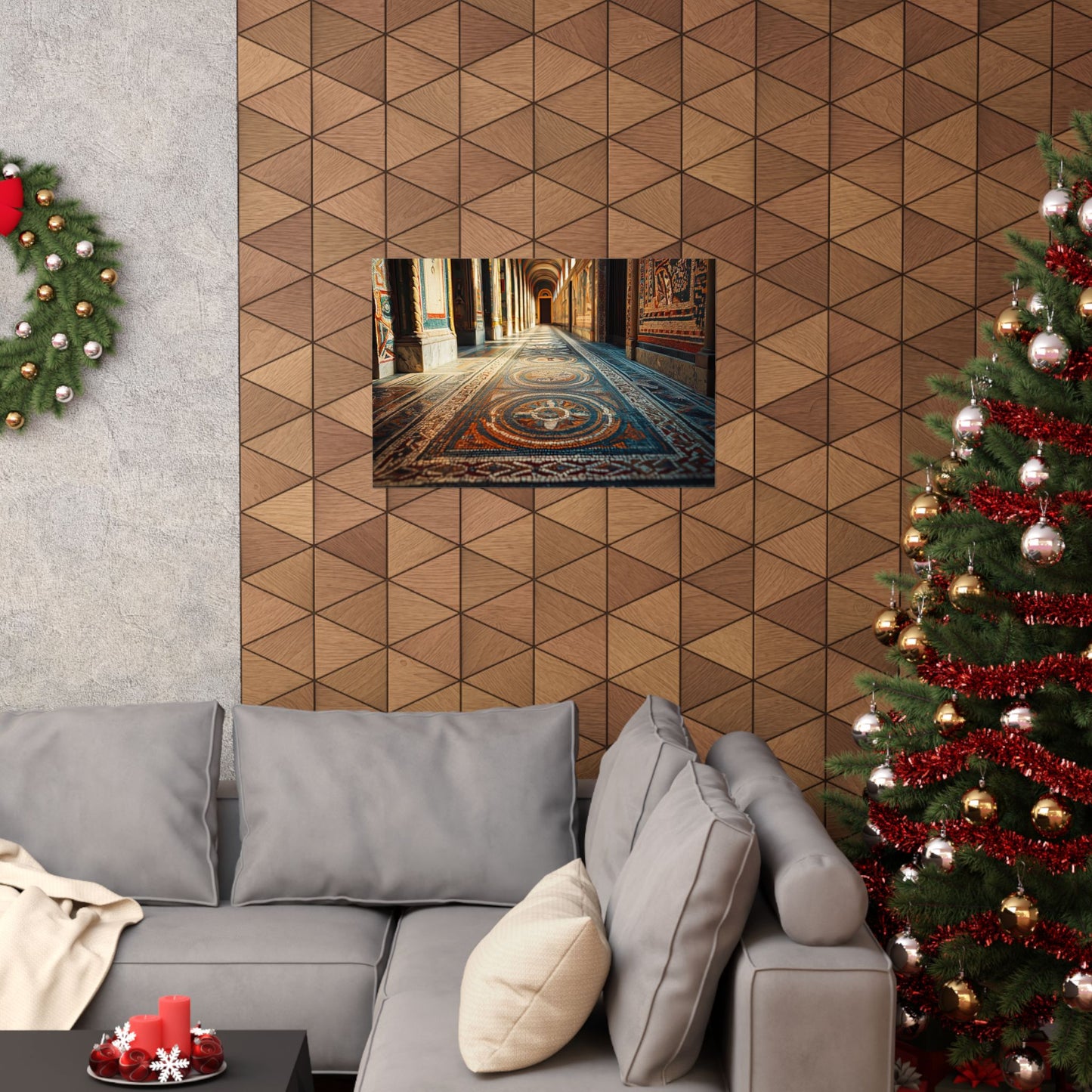Corridor of Mosaics Poster