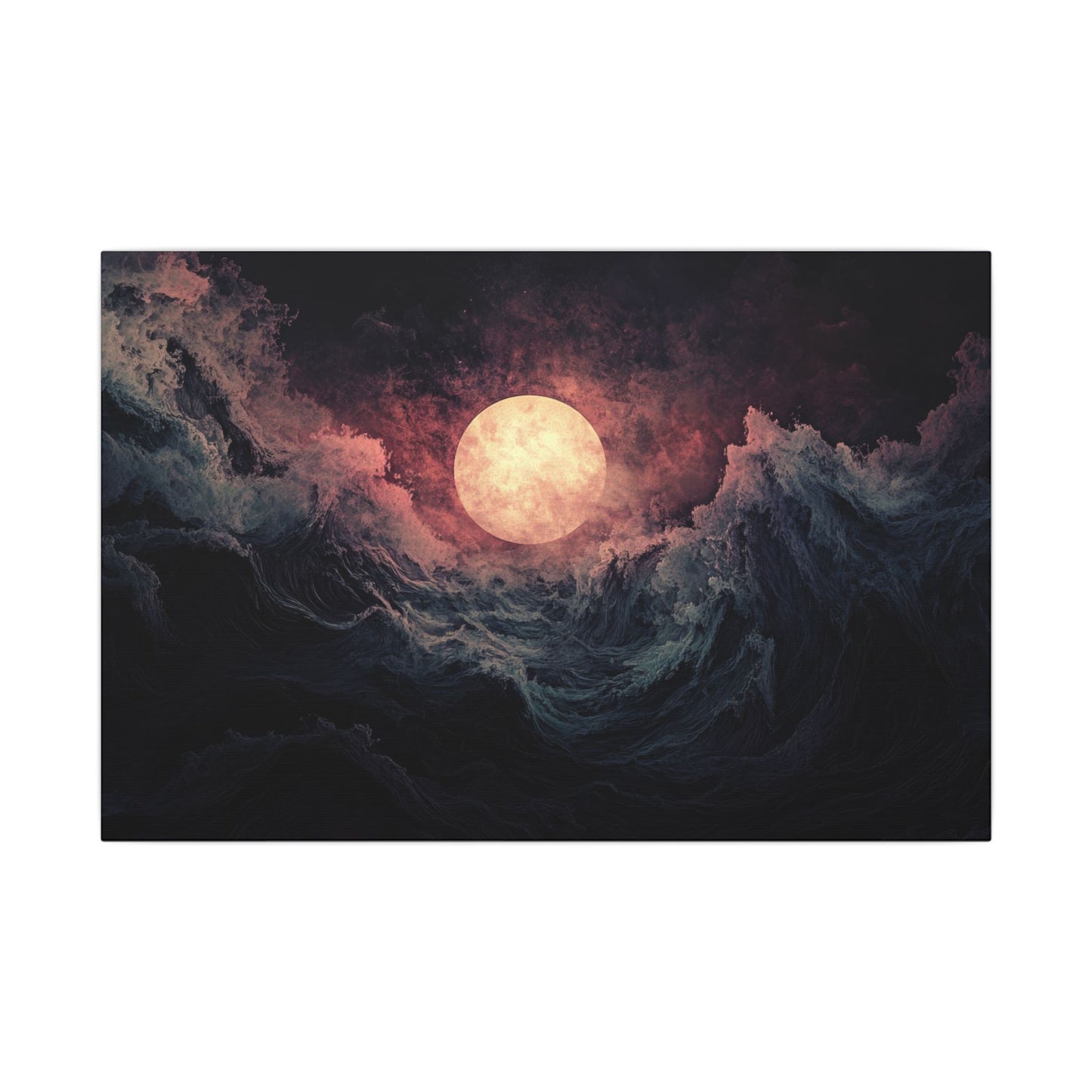 Moonrise Over the Black Sea — Canvas