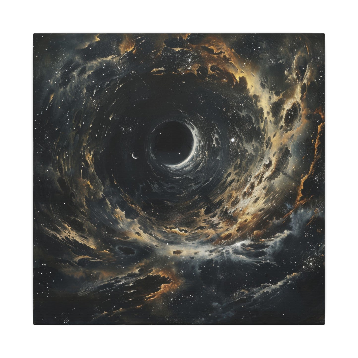 Event Horizon II — Square Canvas