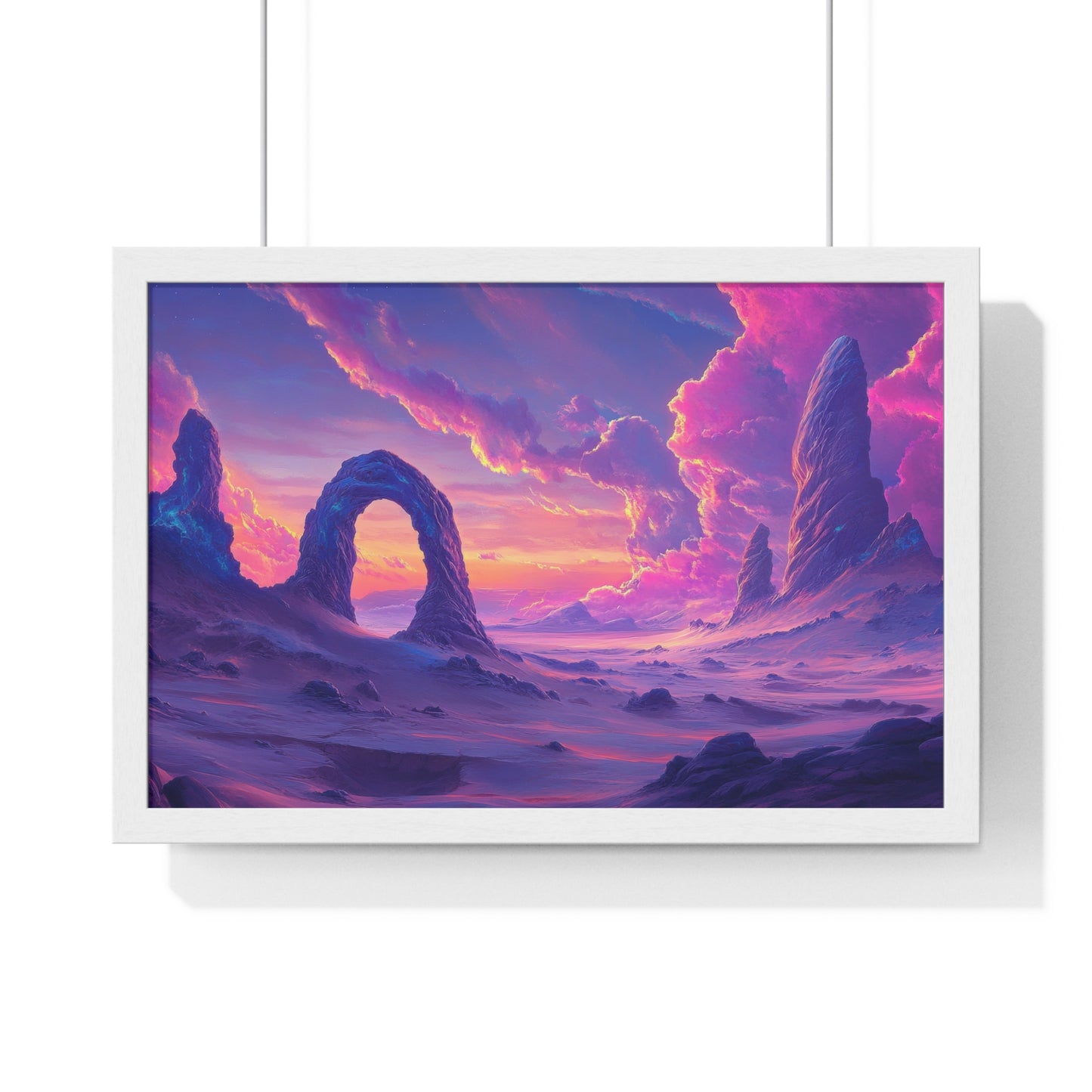 The Violet Arch — Framed Print