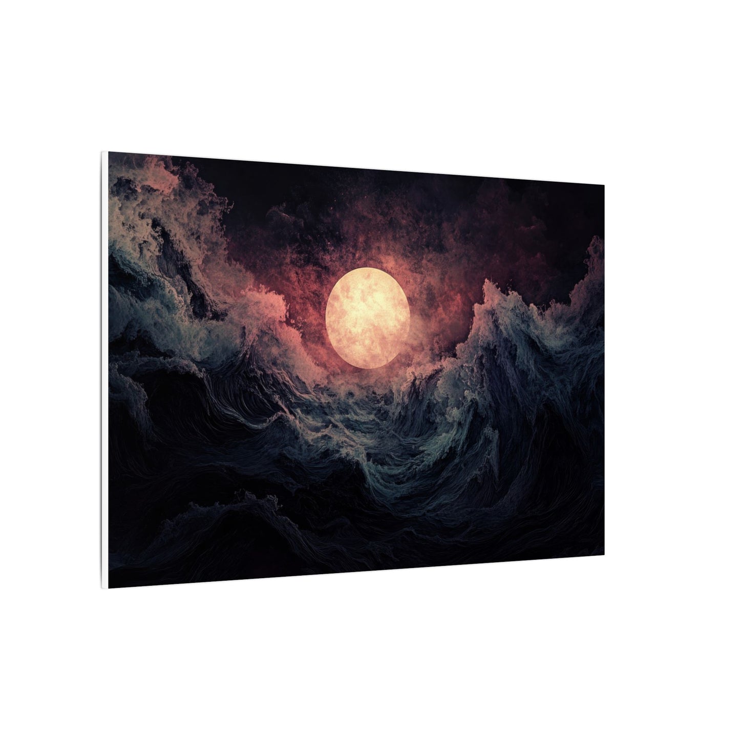 Moonrise Over the Black Sea — Canvas