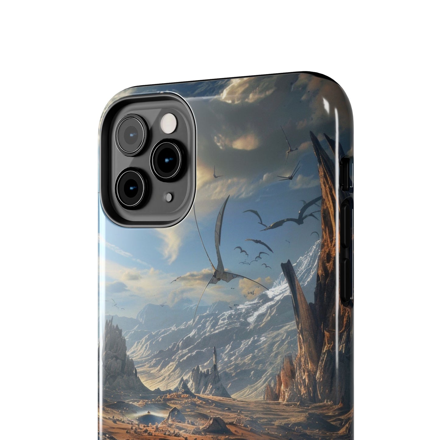 Ridge of Another World — Alien Mountains Phone Case