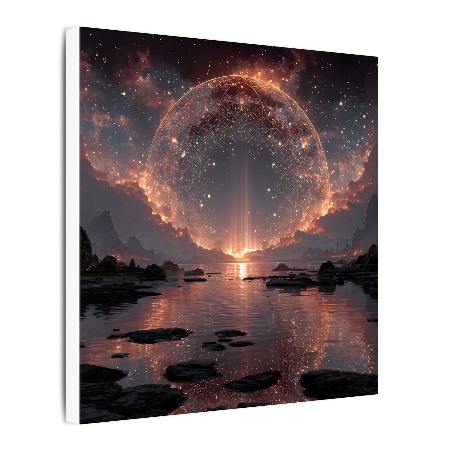 The Filigree Gate — Square Canvas
