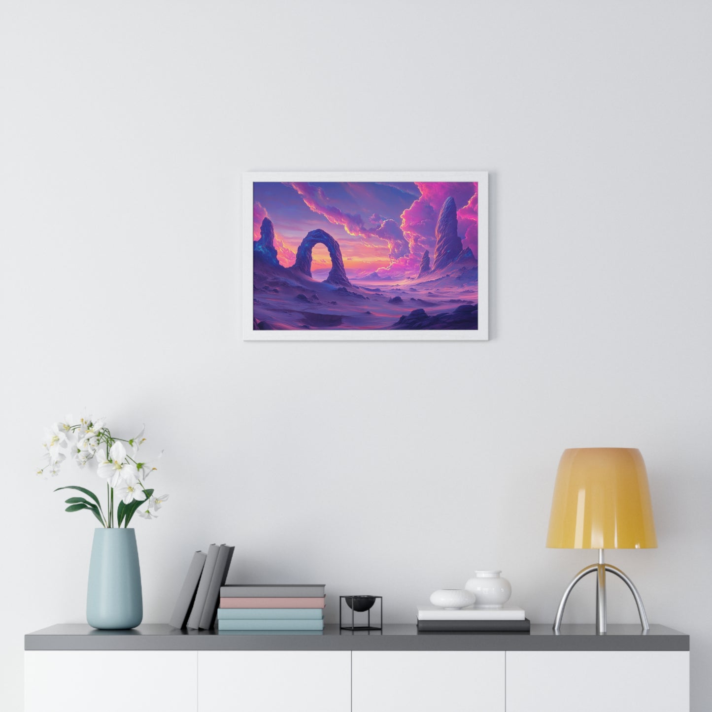 The Violet Arch — Framed Print