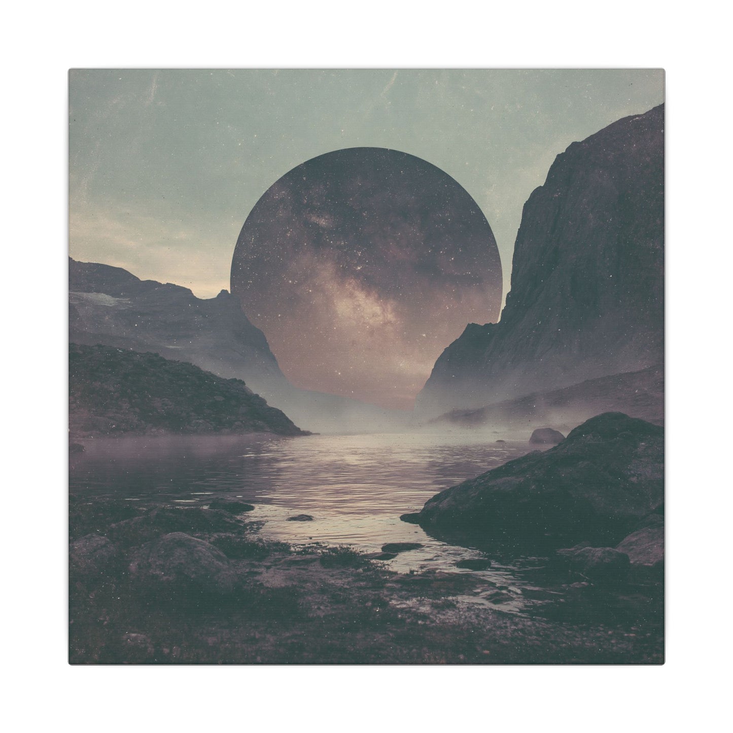 Missive (Moonrise) — Square Canvas