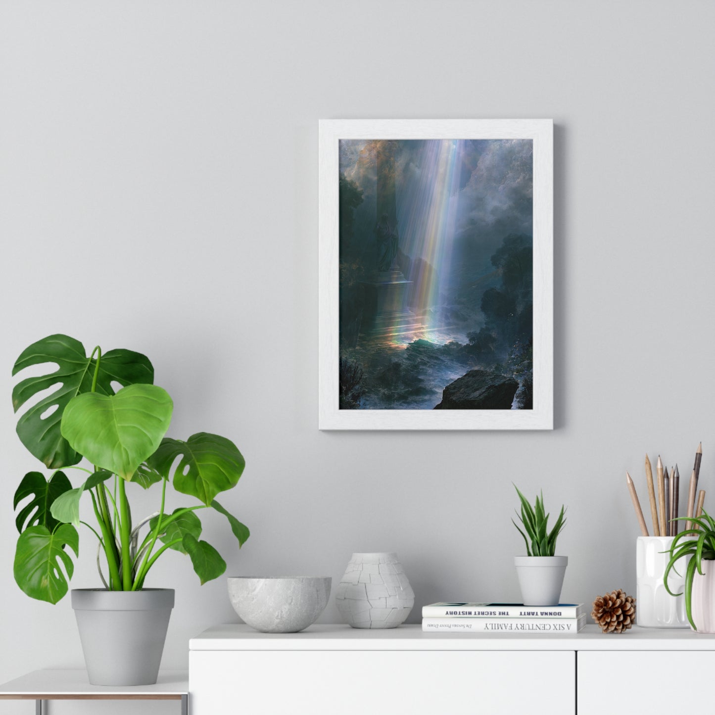 The Prism Vigil — Framed Print