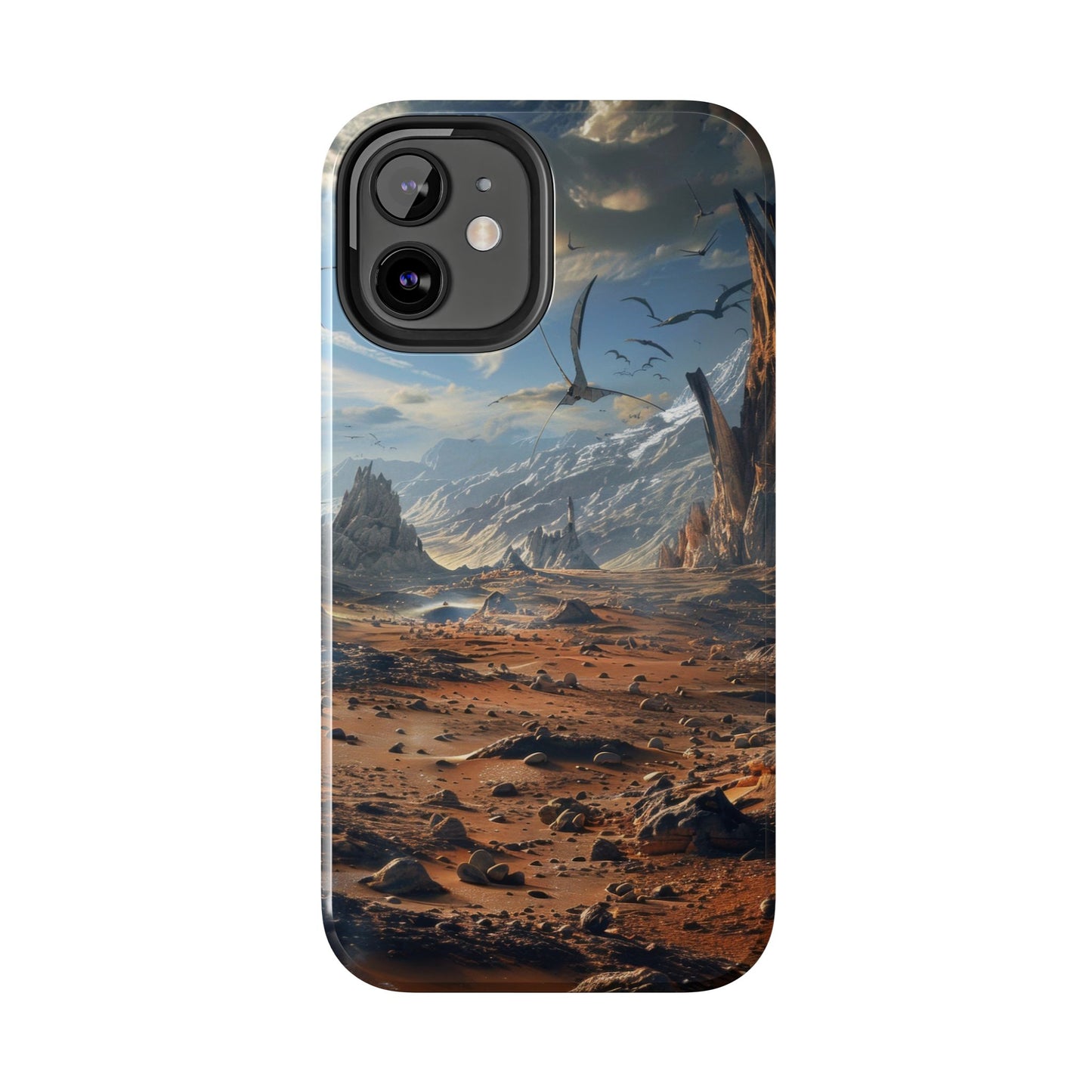 Ridge of Another World — Alien Mountains Phone Case