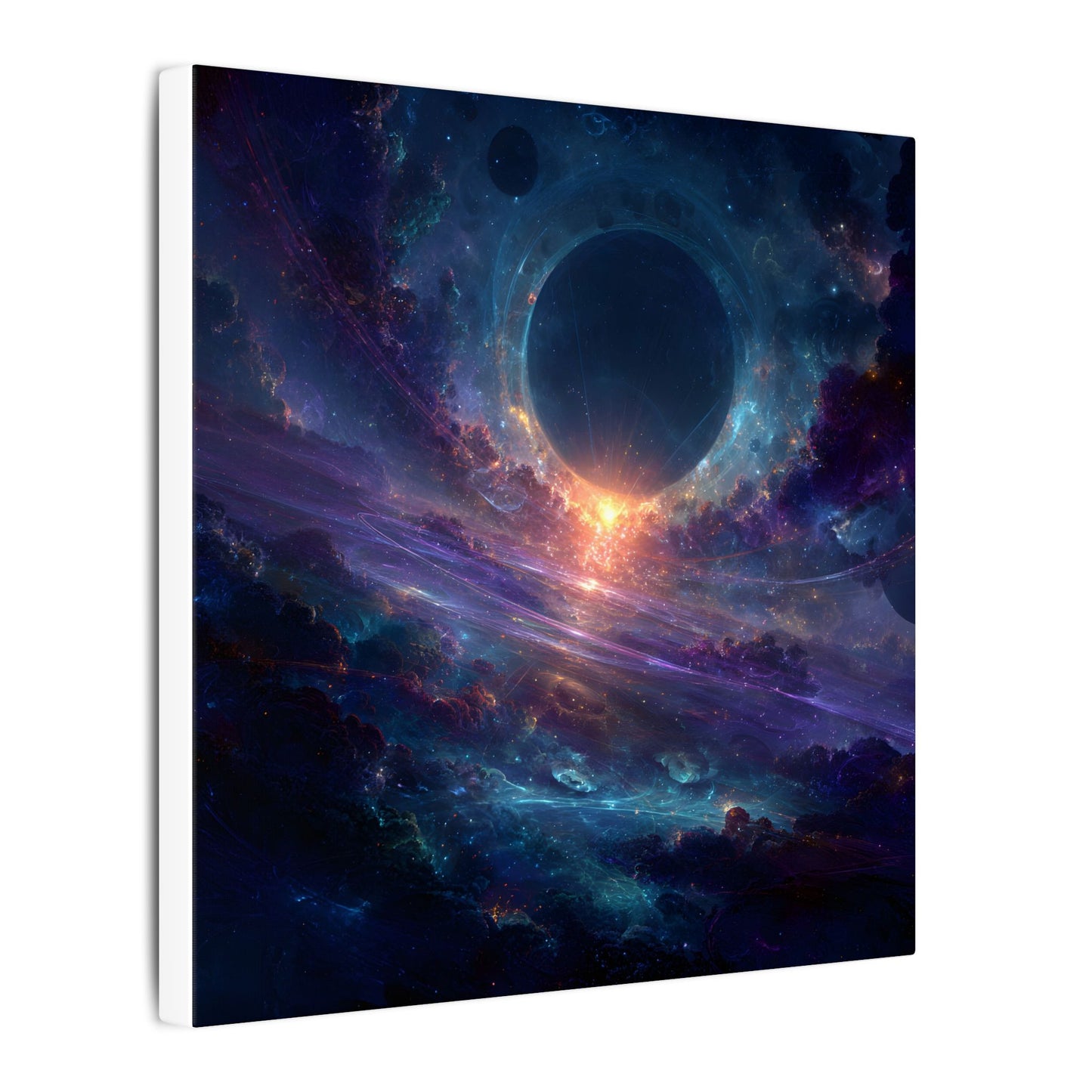 Twilight Folding — Square Canvas